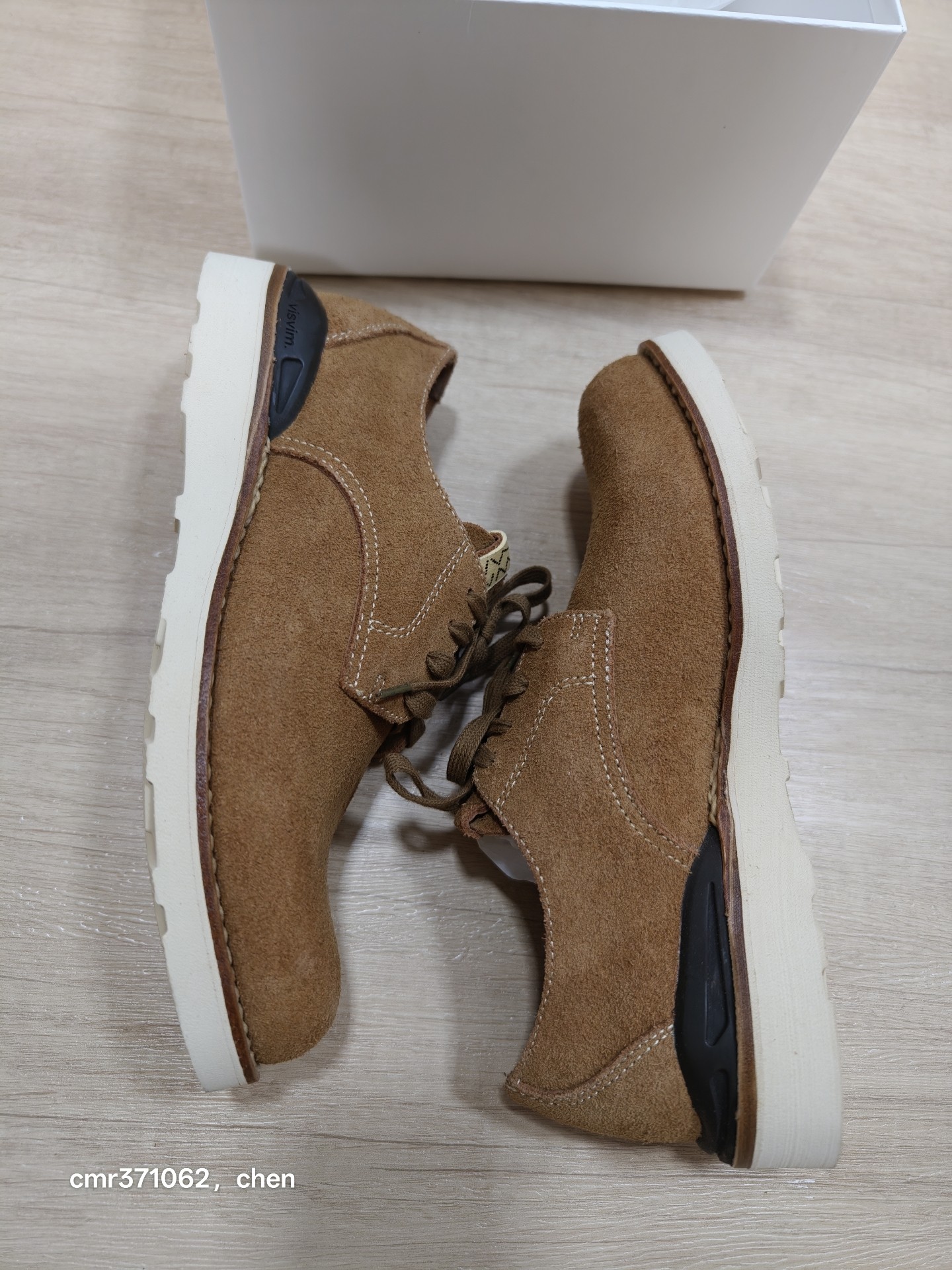 Visvim 20SS Virgil Plain Toe-Folk Shoes — detail