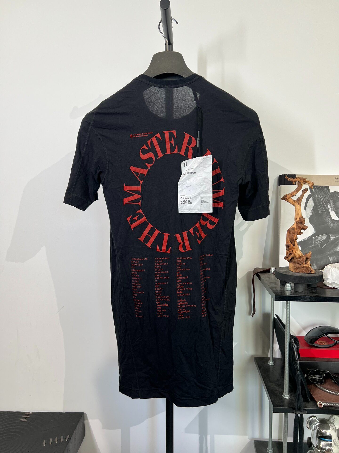 Boris Bidjan Saberi Print Short Sleeve T-Shirt