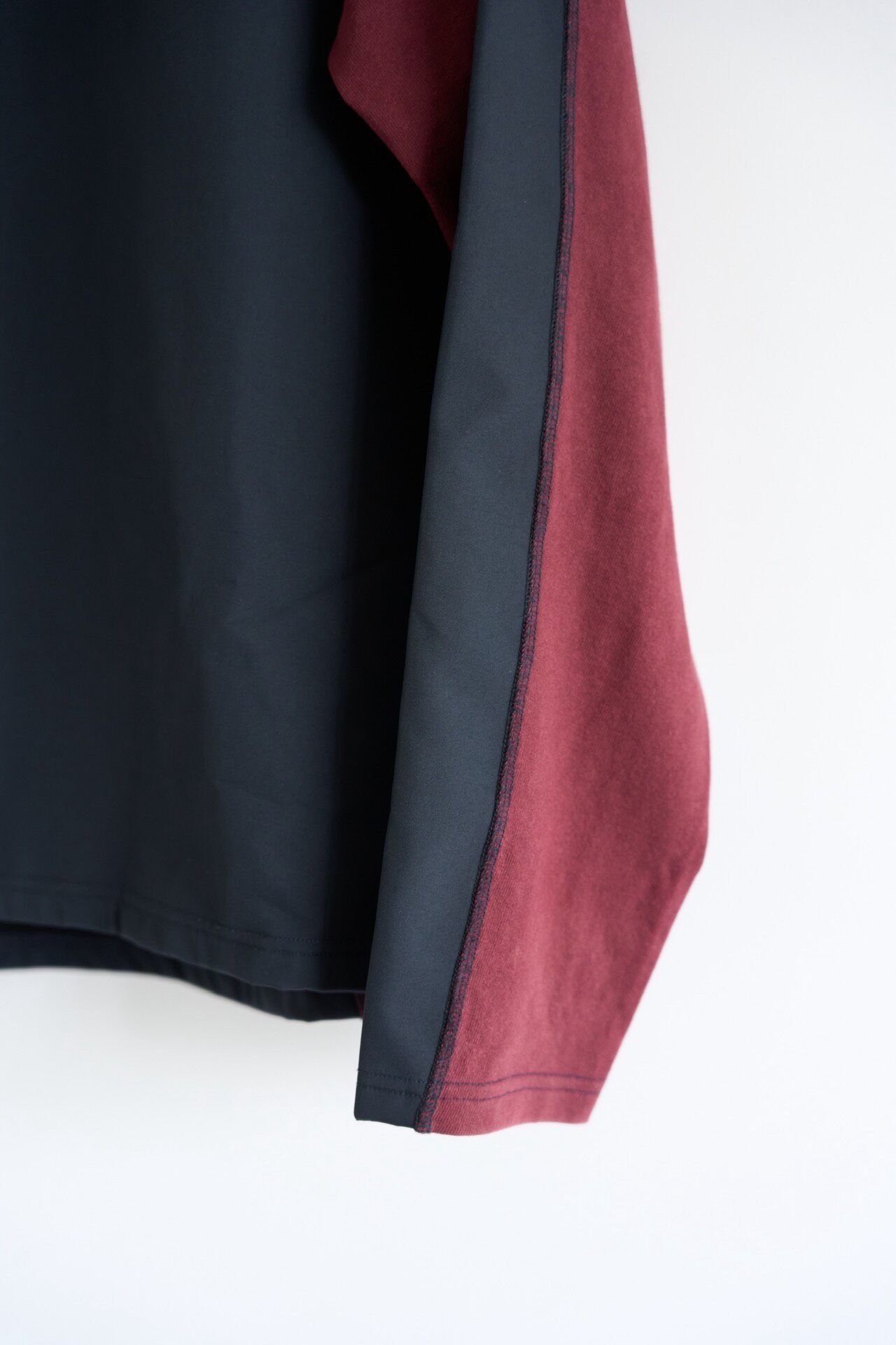 GR10K 22AW Red-Blue Half-Zip Jacket — back