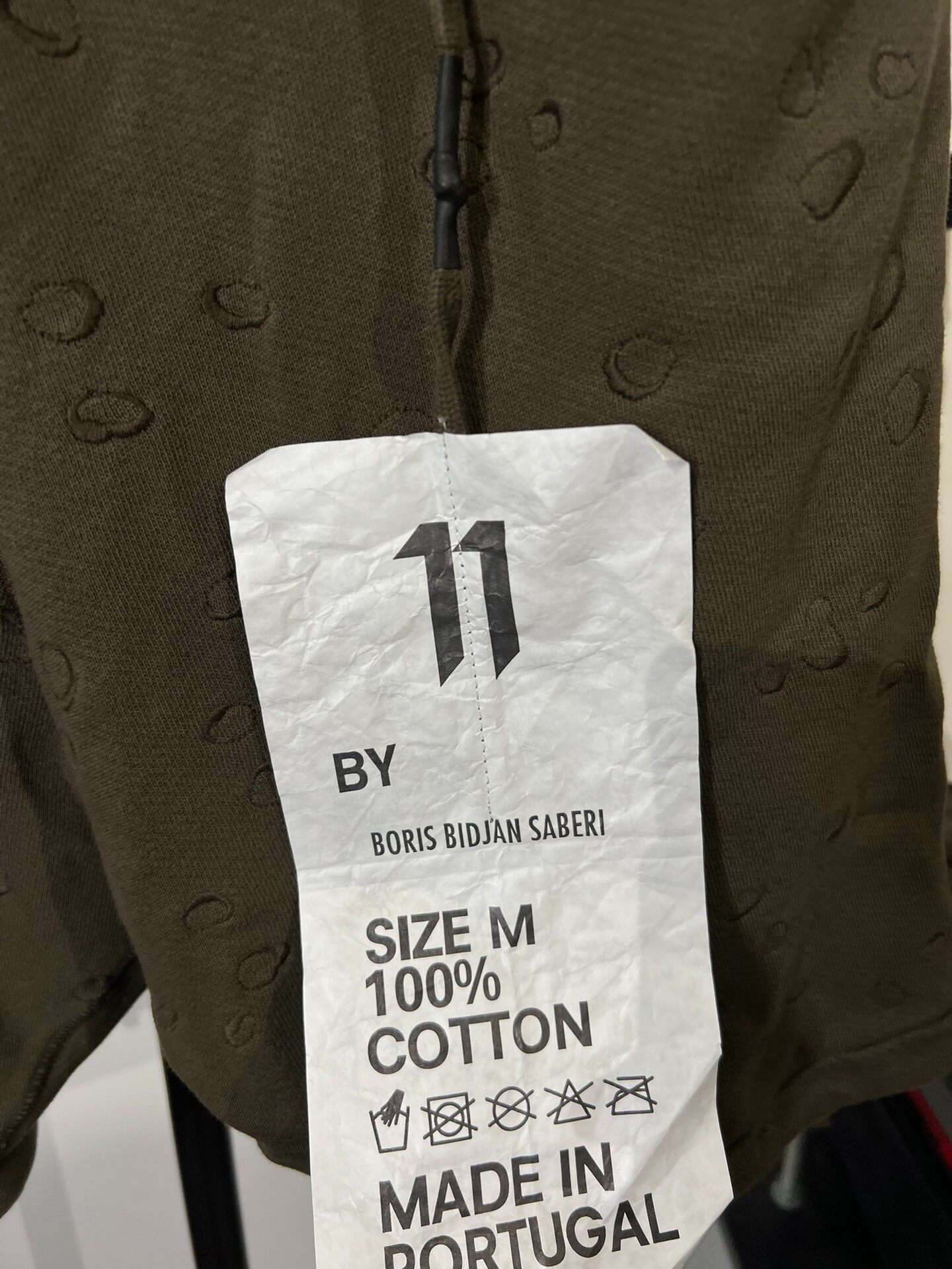 Boris Bidjan Saberi Drop Crotch Shorts — back