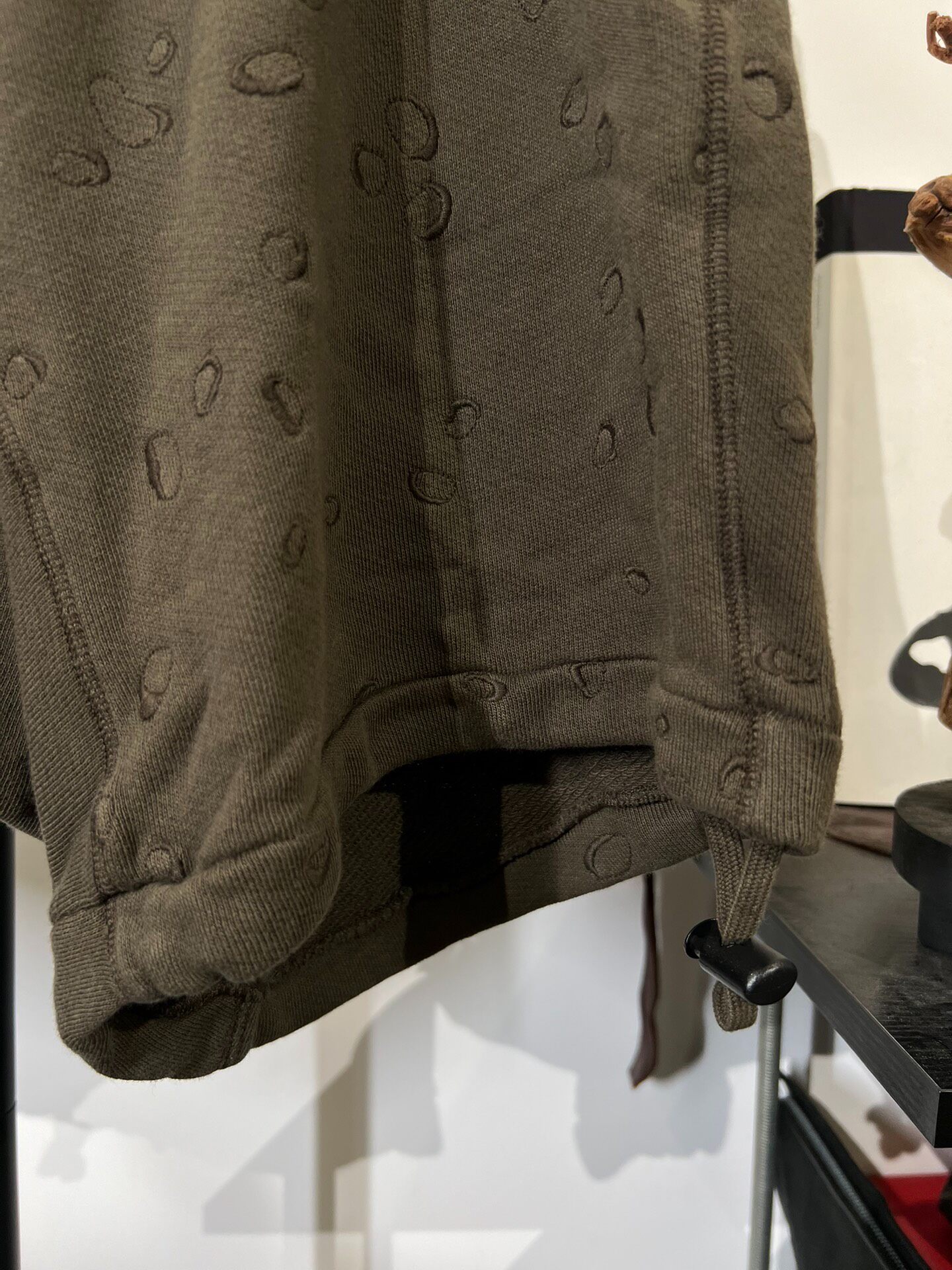 Boris Bidjan Saberi Drop Crotch Shorts — detail