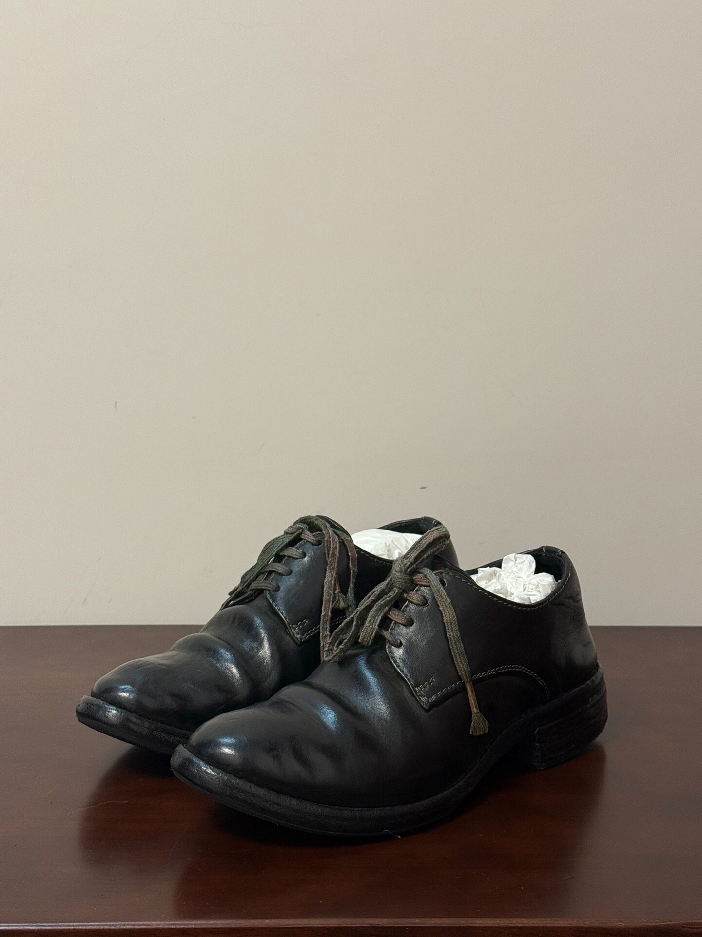 Carol Christian Poell AM 2600L Leather Shoes — back