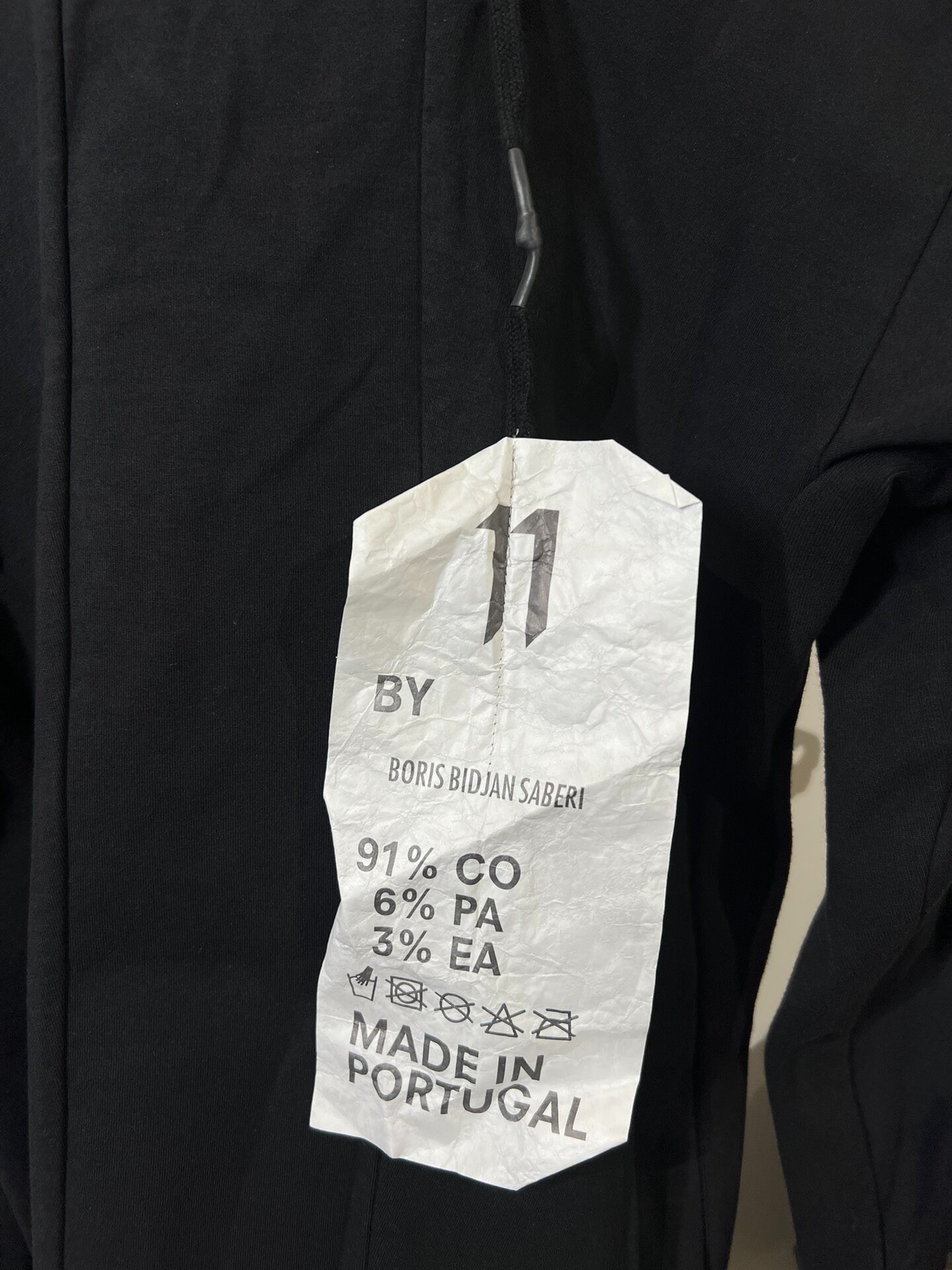 Boris Bidjan Saberi CR3 Sweatshirt — label