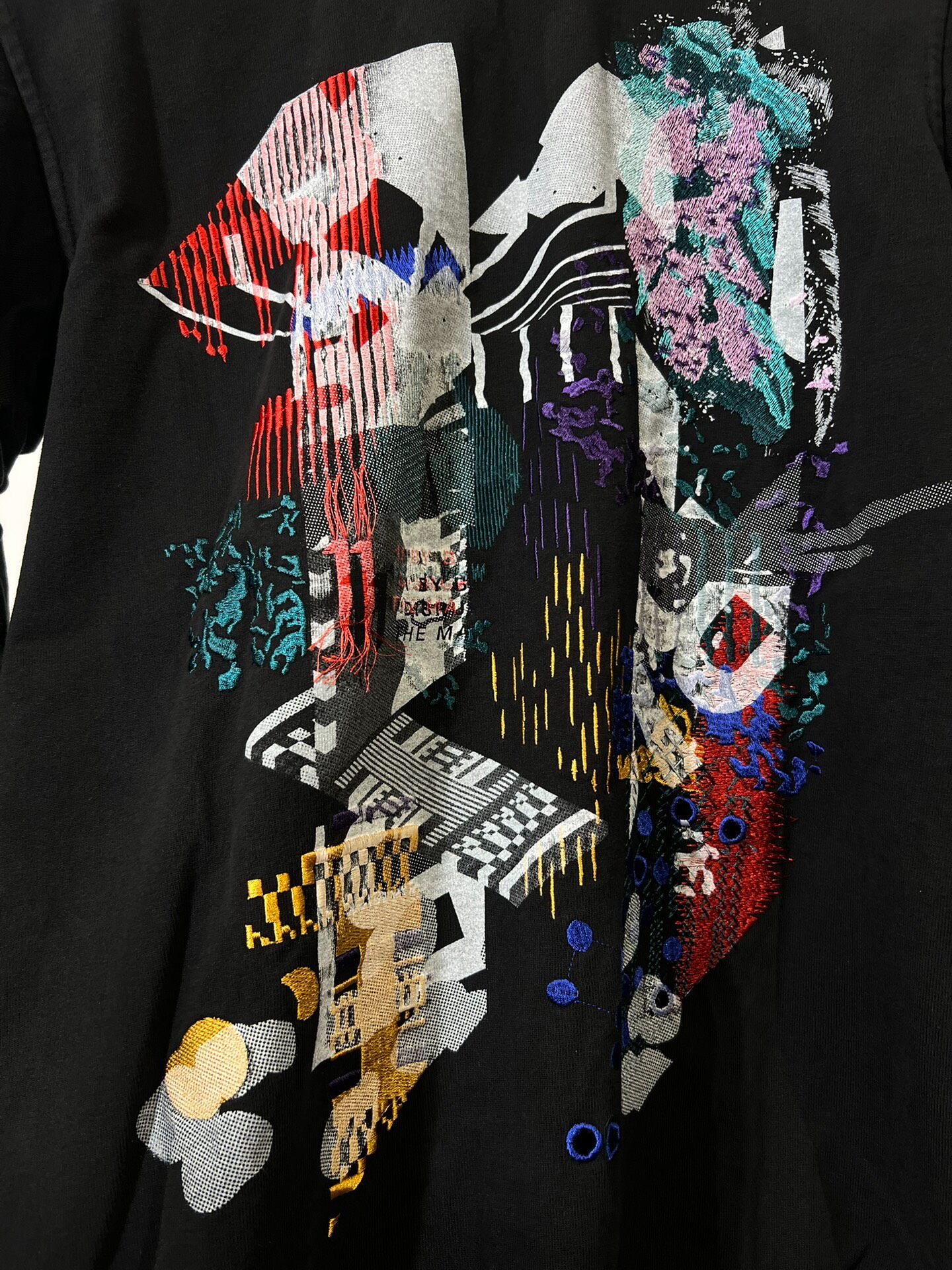 11 by BBS CR1 Embroidered Black Sweatshirt — back