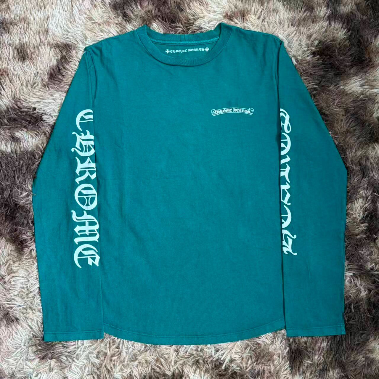 Chrome Hearts Teal Long-sleeve Shirt