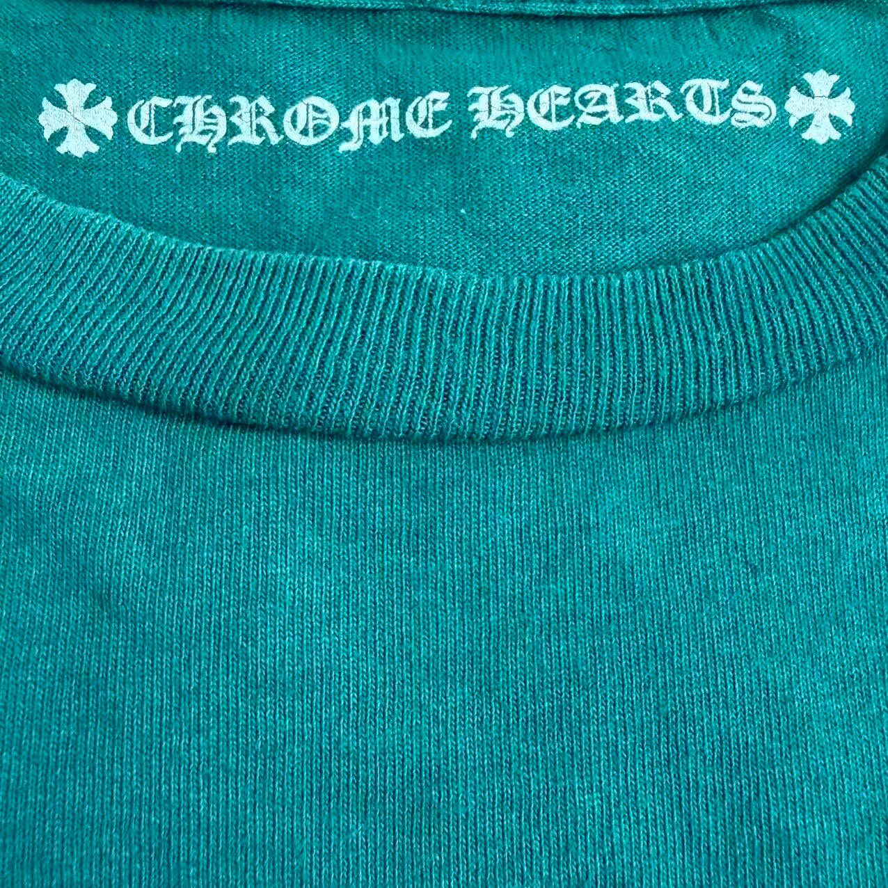 Chrome Hearts Teal Long-sleeve Shirt — detail