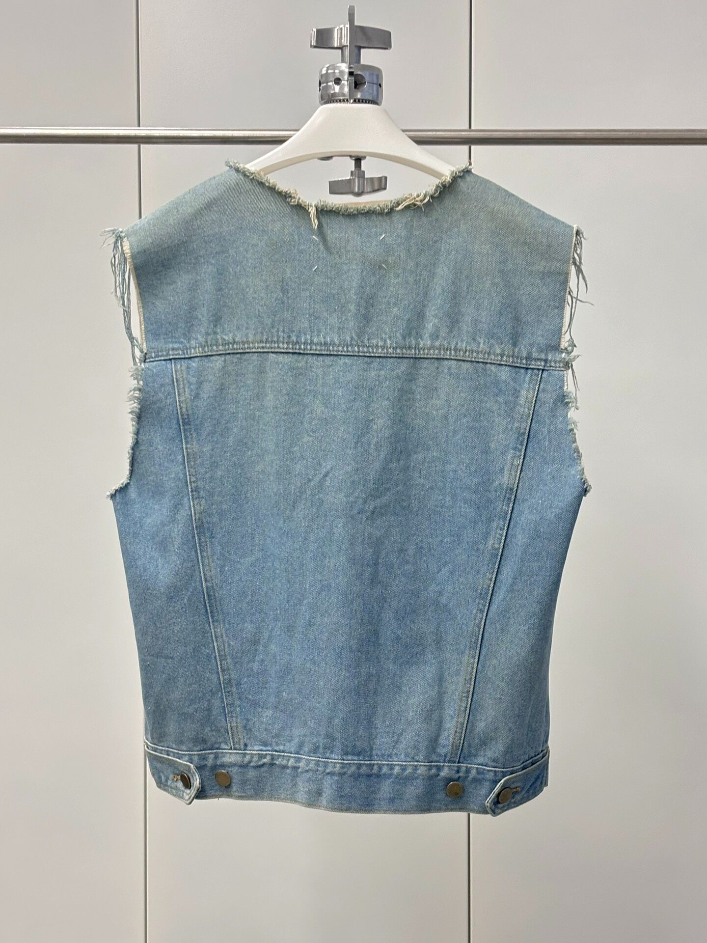 Maison Margiela 0 10 Denim Vest — back