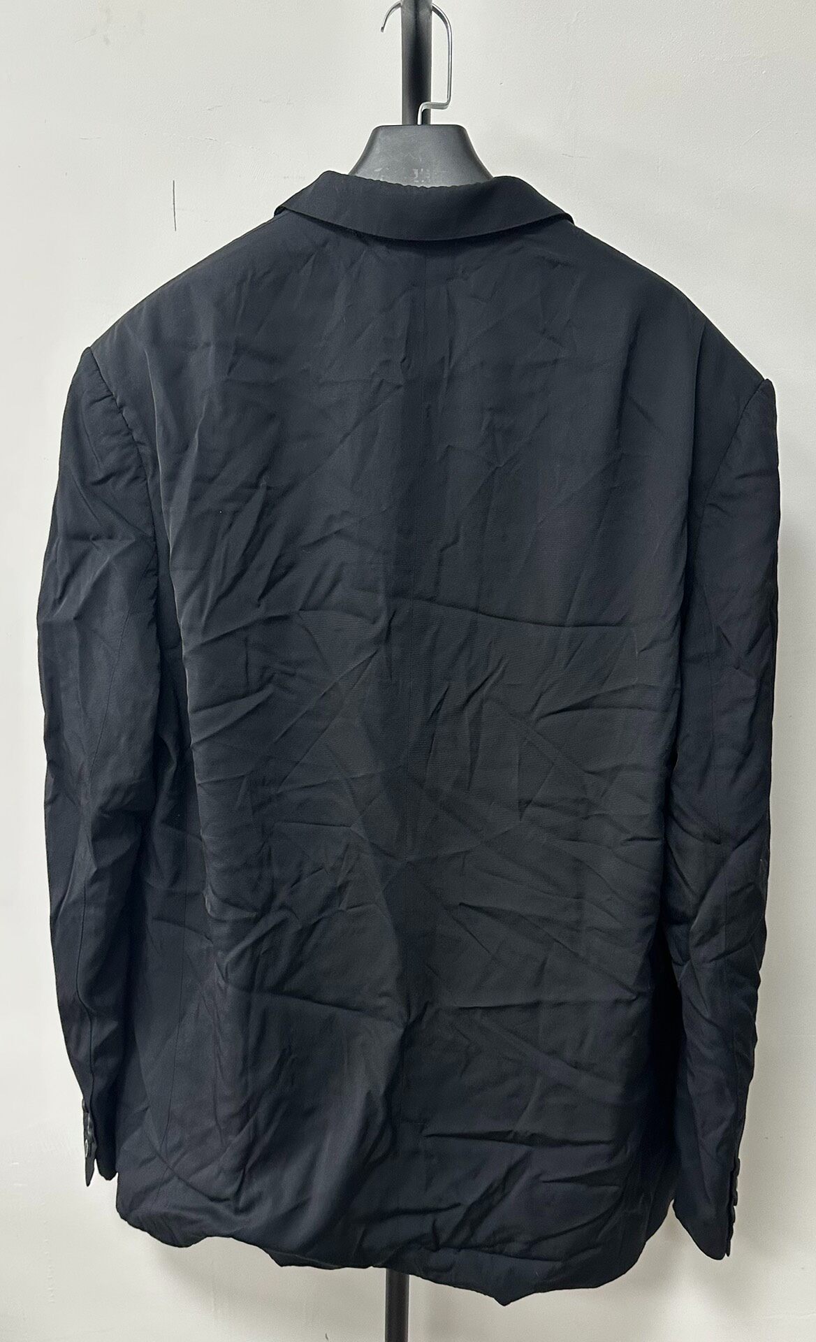 Balenciaga Men's Black Relaxed Blazer — front