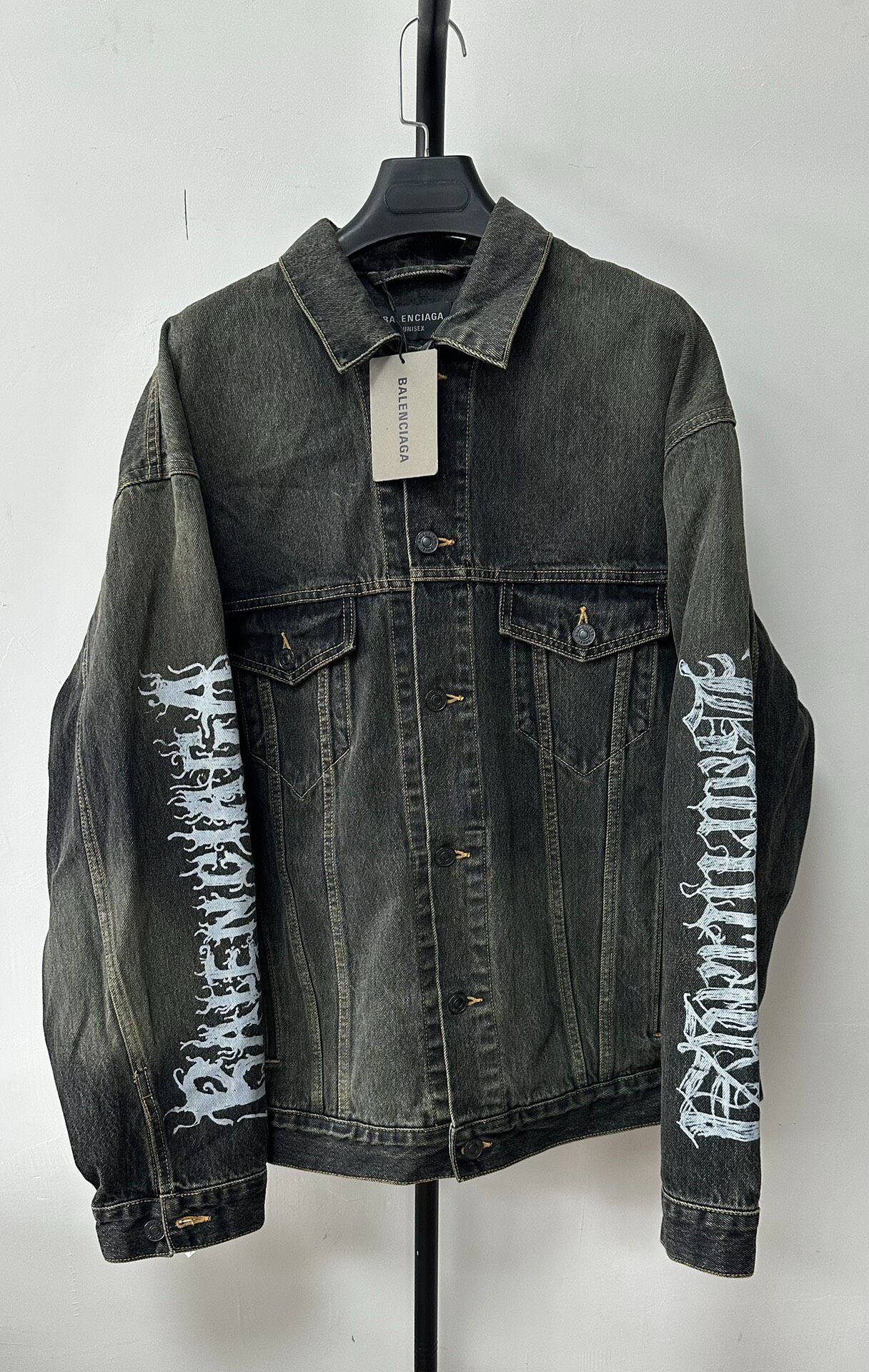 Balenciaga New Year Logo Denim Jacket