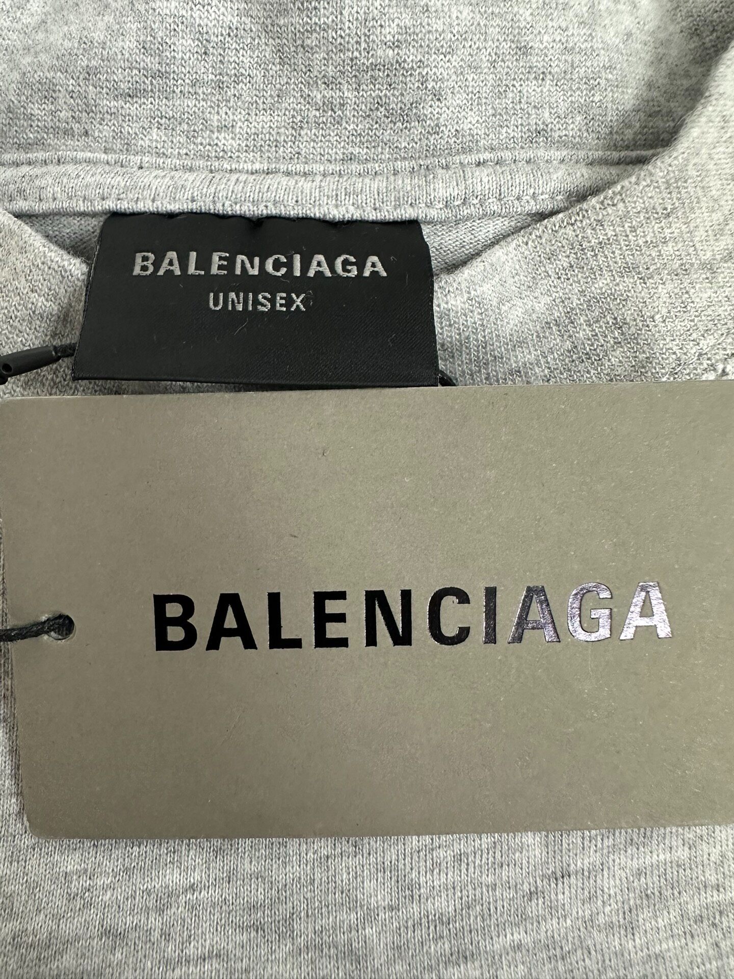 Balenciaga Short-Sleeve Logo T-Shirt — label