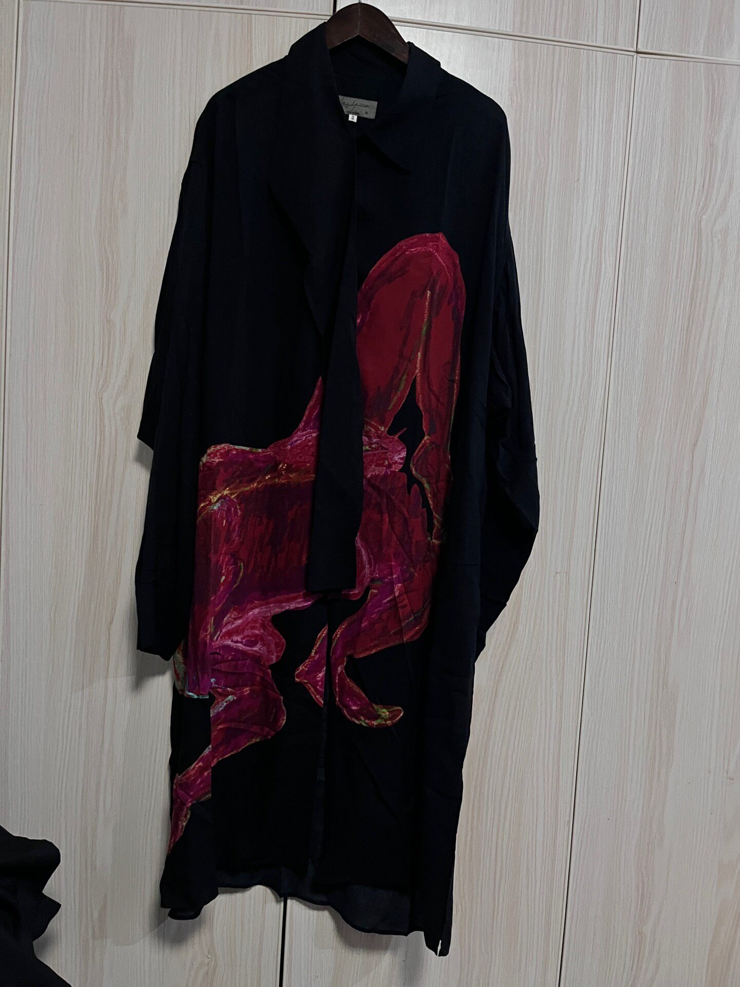 Yohji Yamamoto 18ss Scarf Collar Shirt