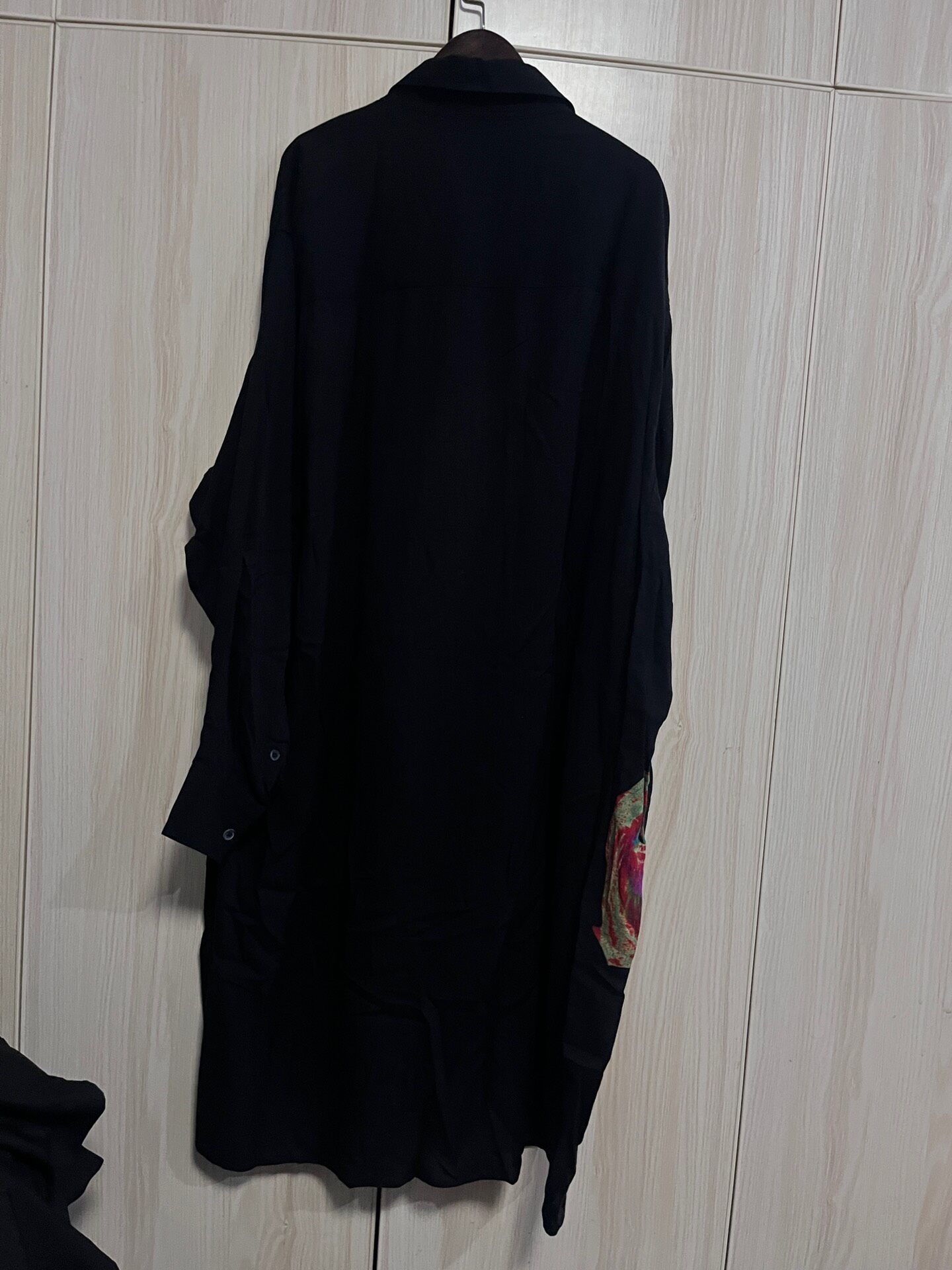 Yohji Yamamoto 18ss Scarf Collar Shirt — label
