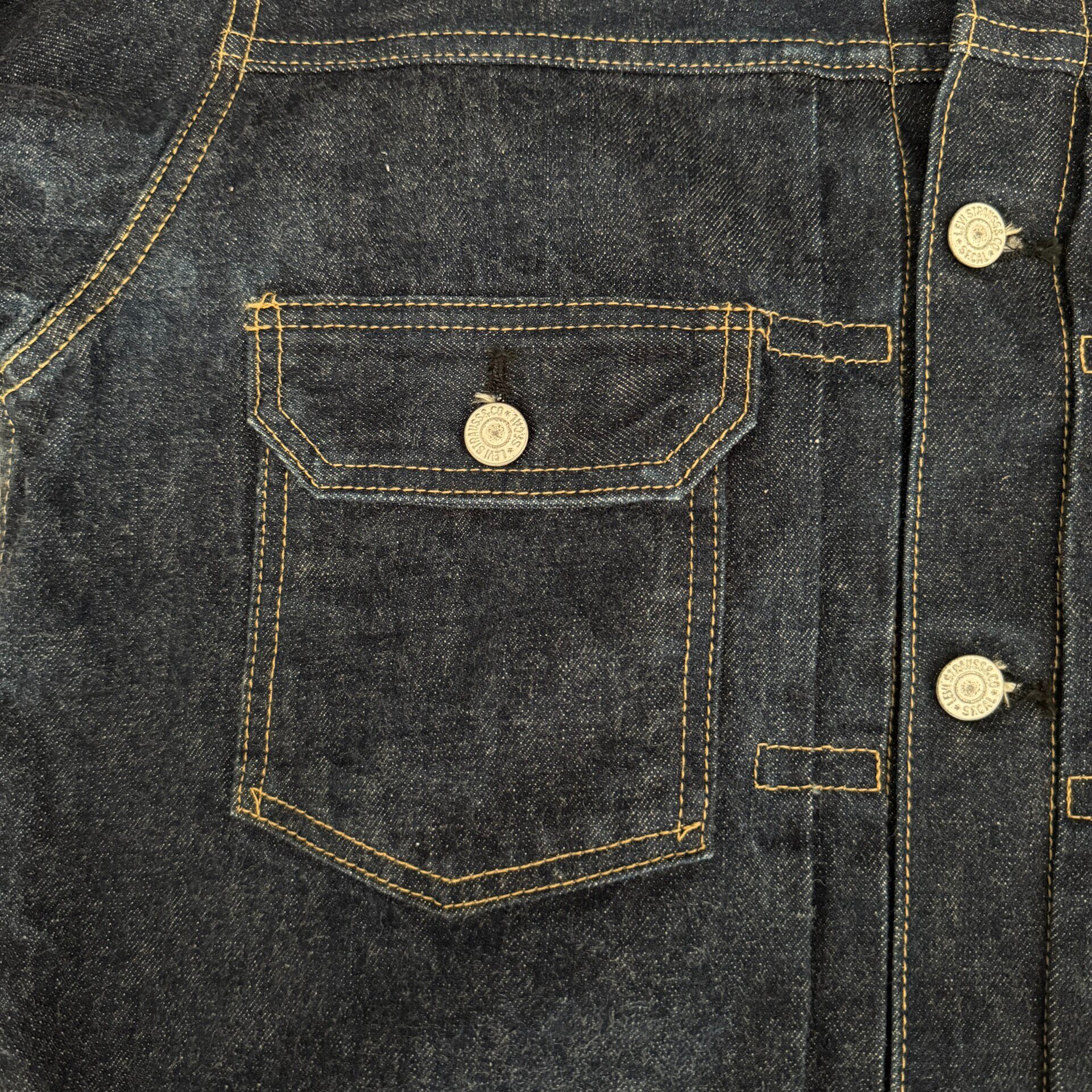 Levis LVC 507 Denim Jacket — label