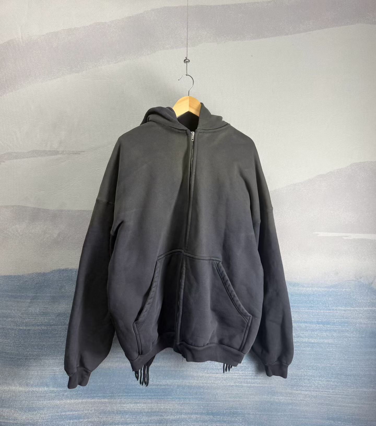 Balenciaga Fake Two-Piece Zip-Up Jacket