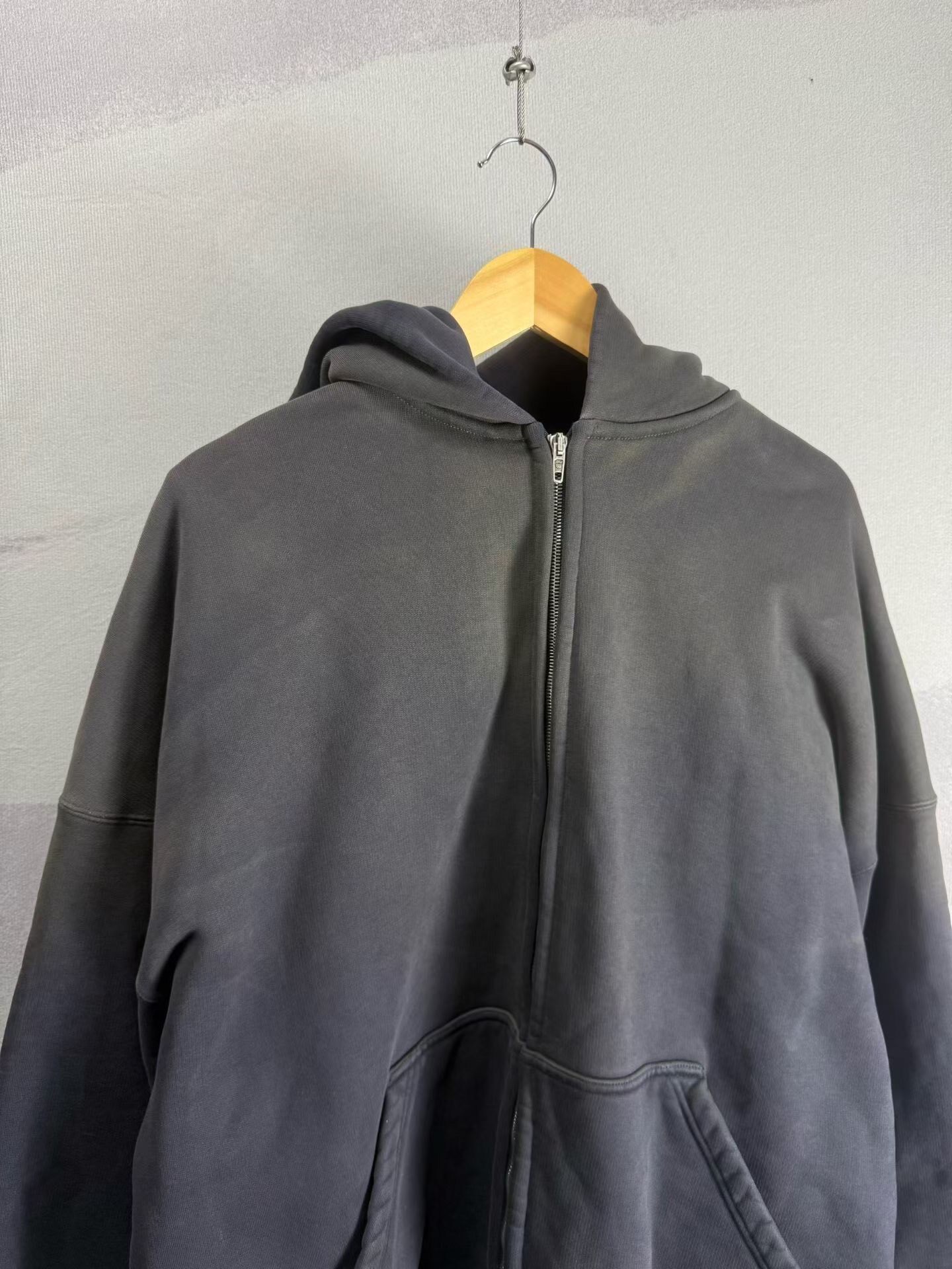 Balenciaga Fake Two-Piece Zip-Up Jacket — front