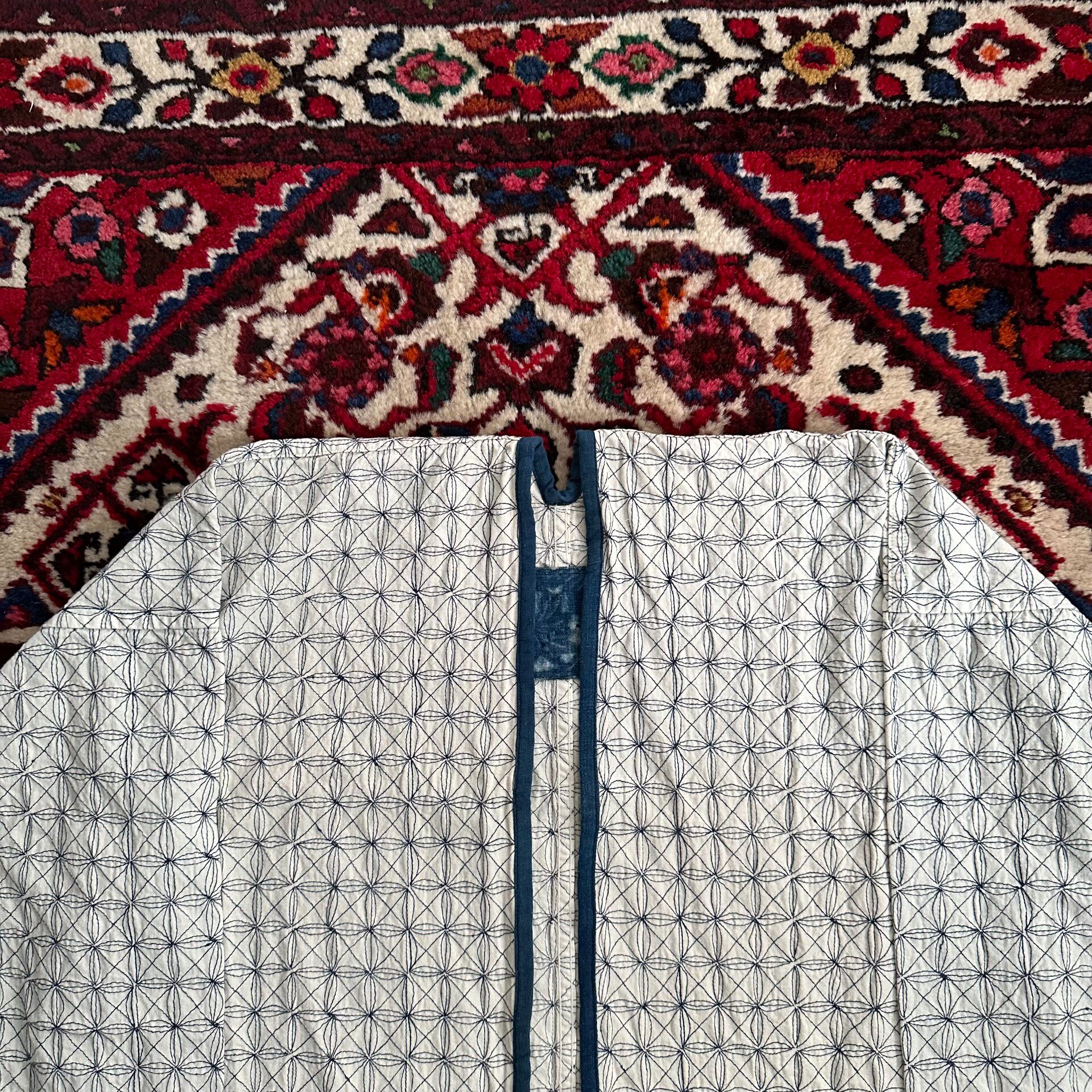 VISVIM 16AW SANJURO Sashiko Coat — detail