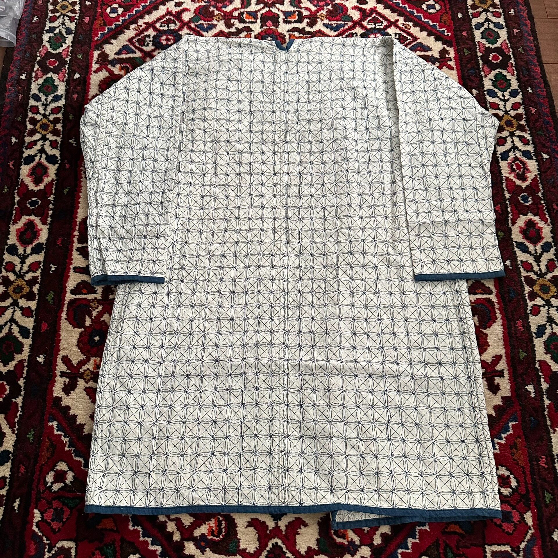 VISVIM 16AW SANJURO Sashiko Coat — front