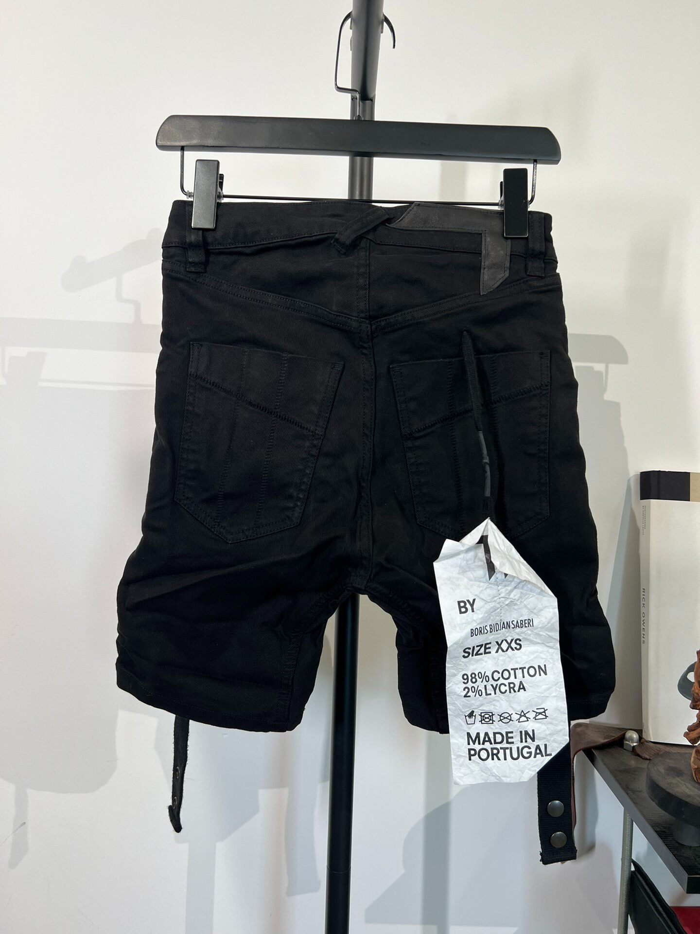 Boris Bidjan Saberi Denim Shorts — front