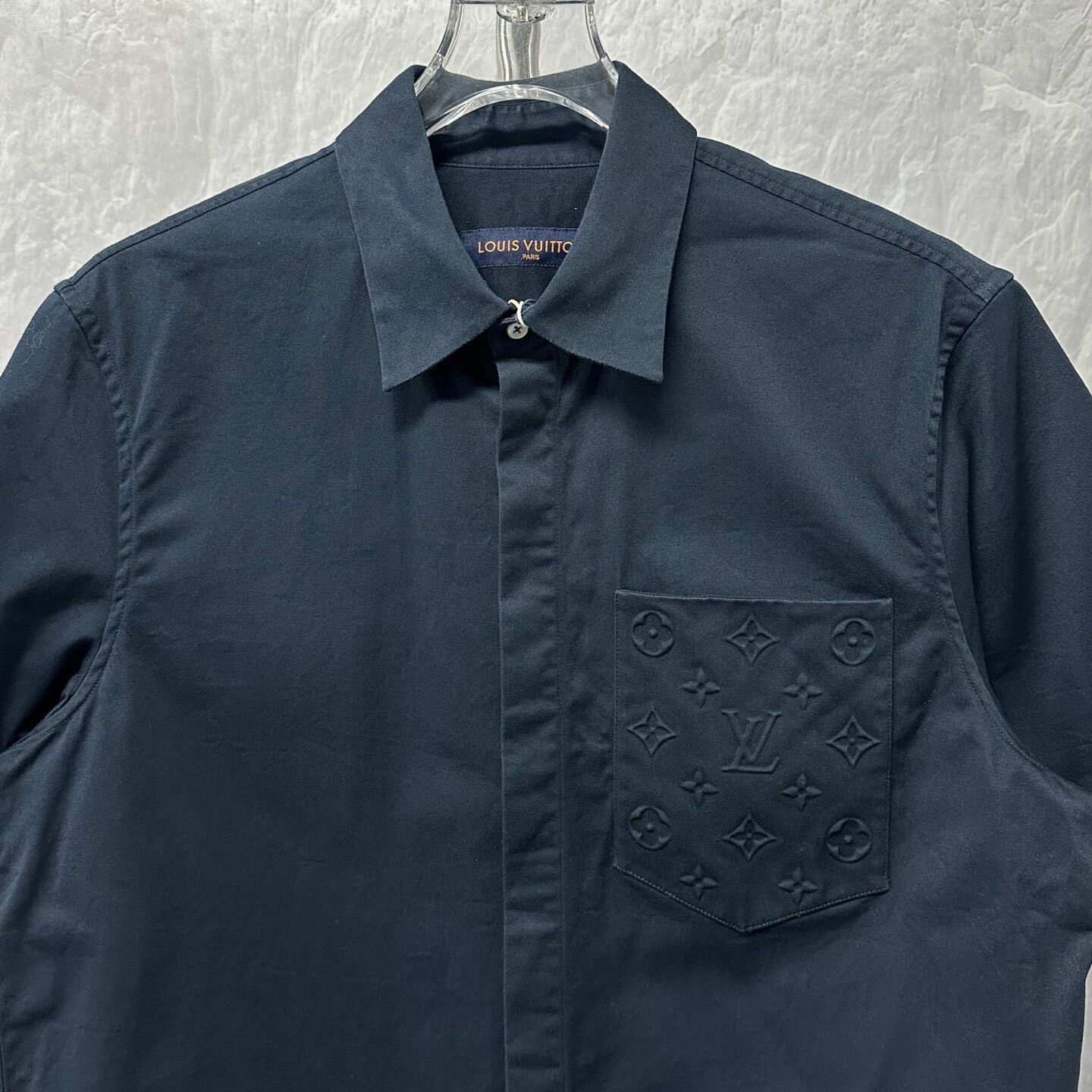 Louis Vuitton FW25 Embossed Pocket Shirt — front