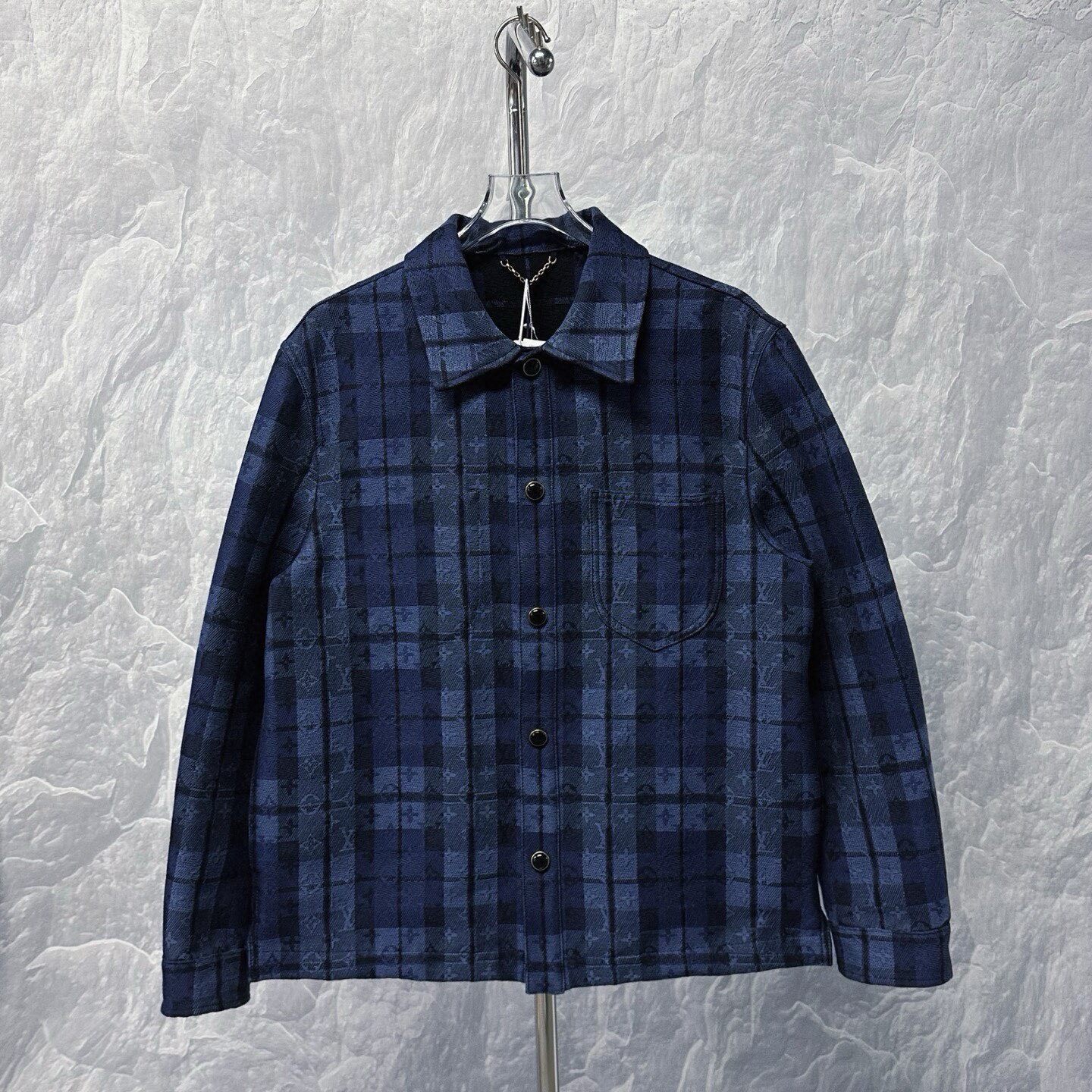 Louis Vuitton SS26 Blue Plaid Jacket