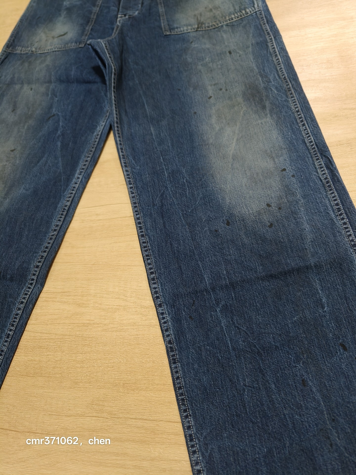 Visvim 26AW SS Scout Denim Pants — back