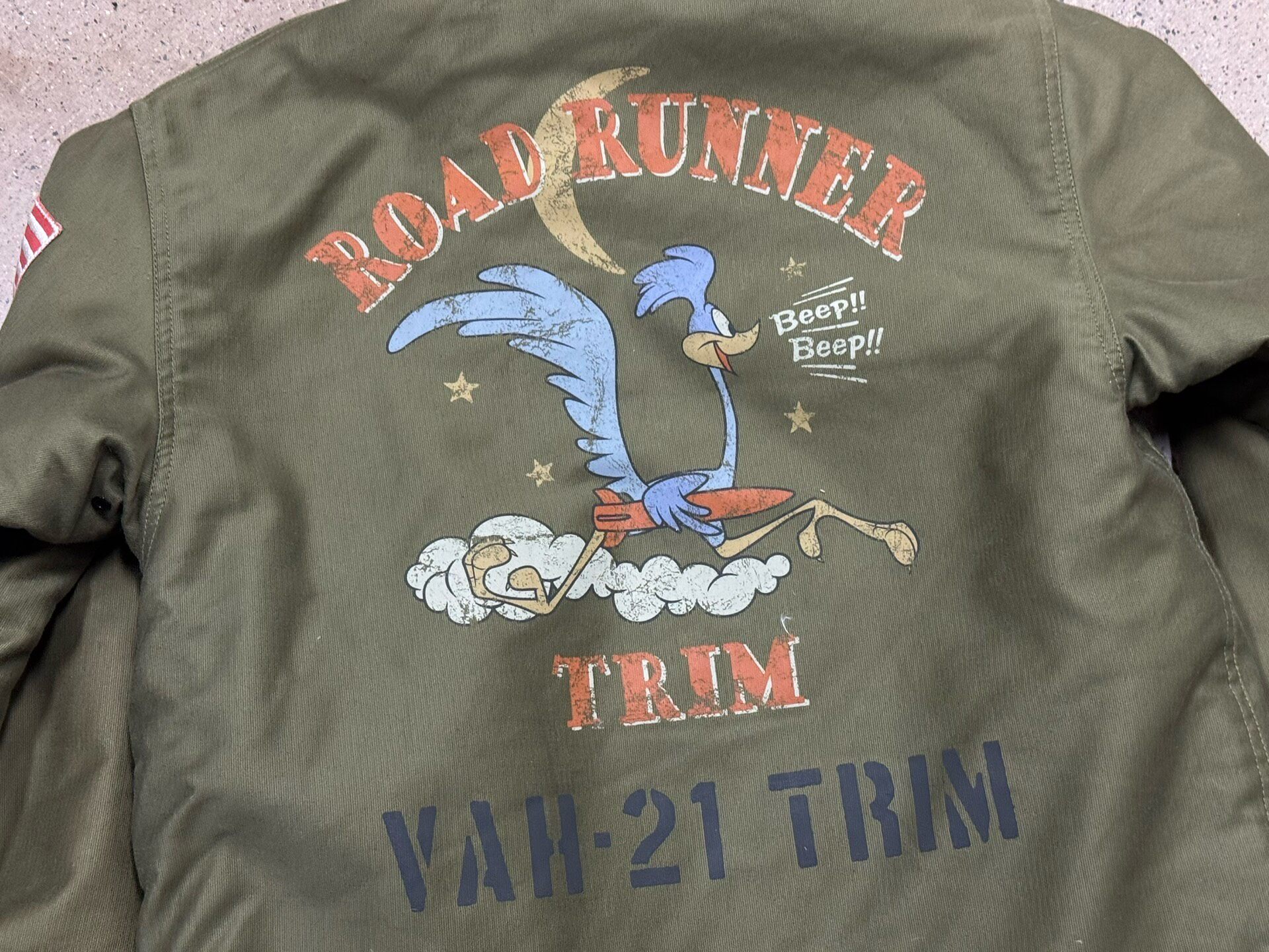 The Real Mccoys N1 Deck Jacket — label