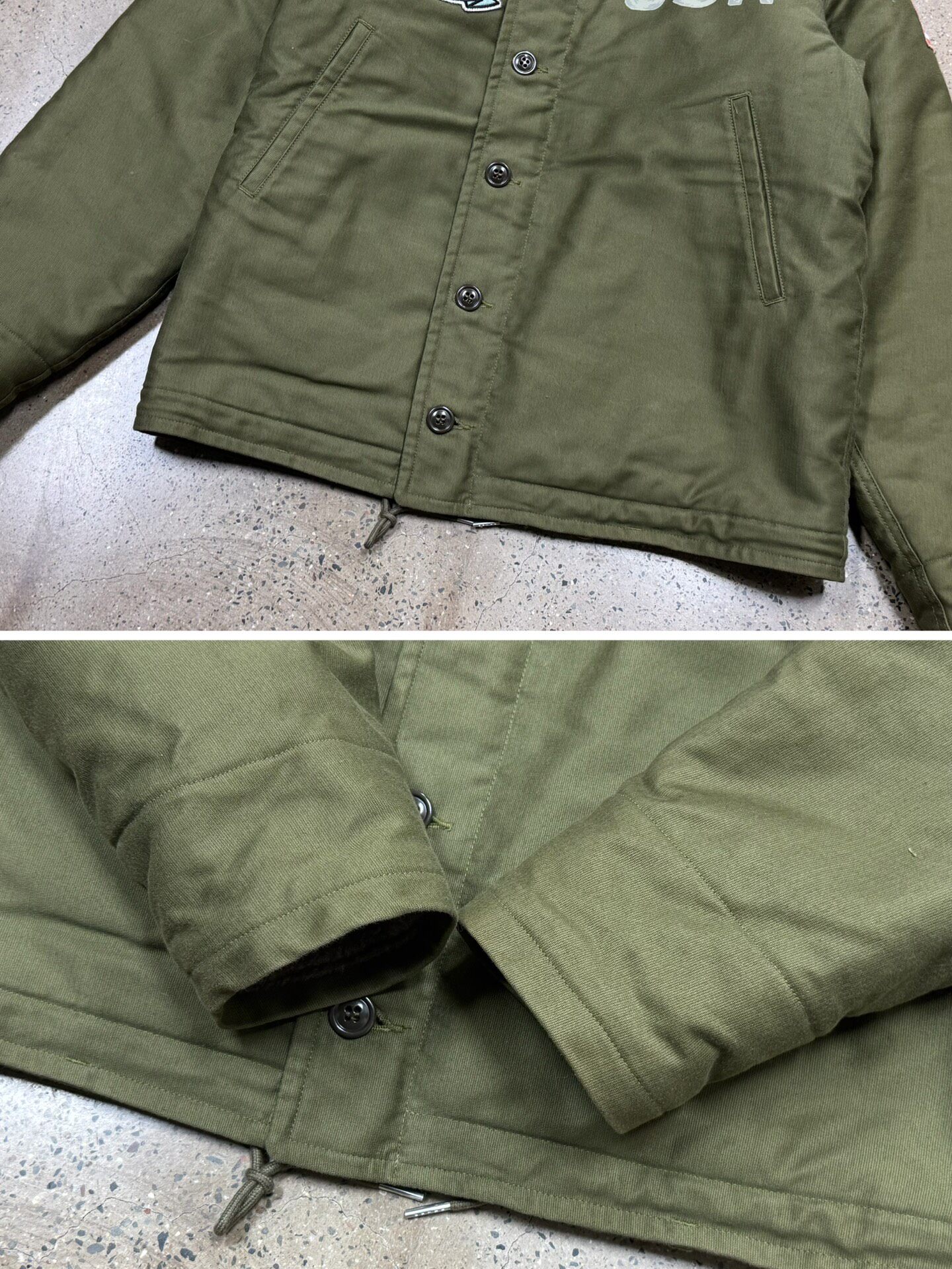 The Real Mccoys N1 Deck Jacket — back