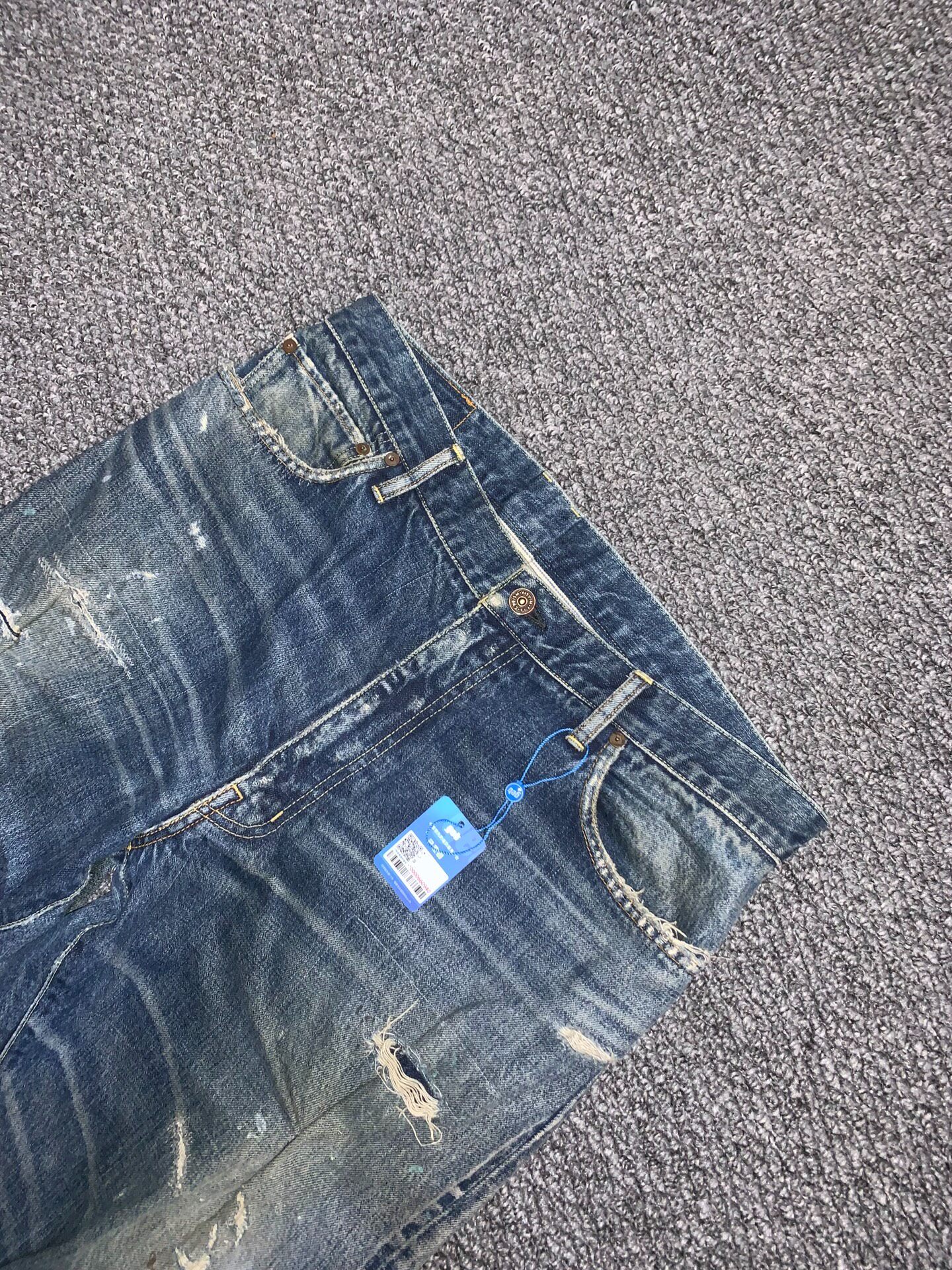Visvim Journeyman Distressed Jeans — front