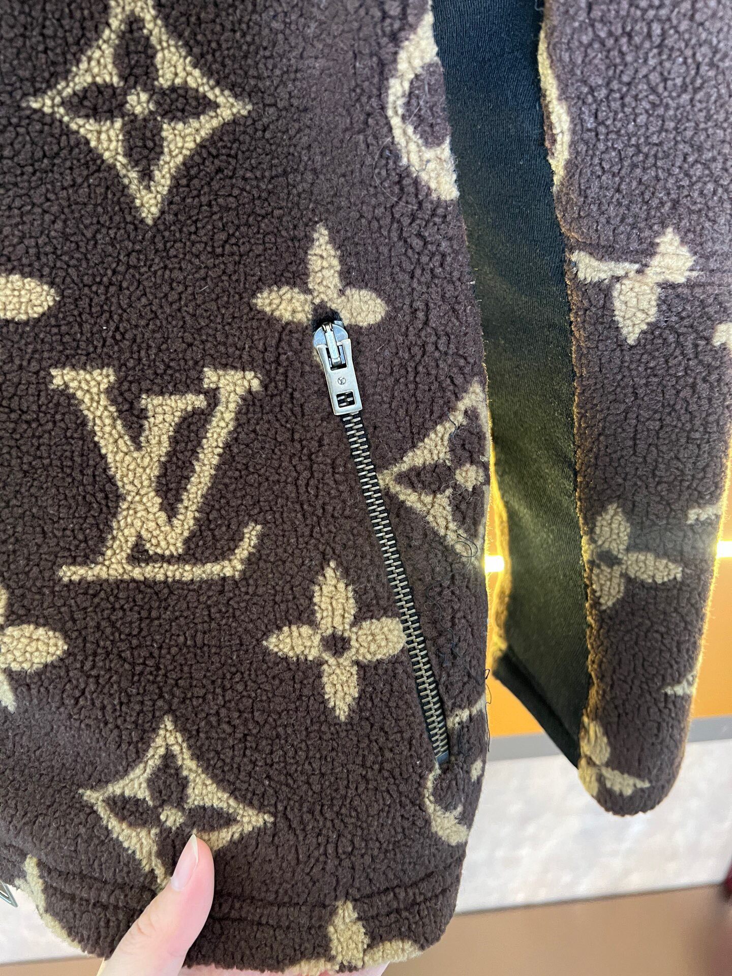 Louis Vuitton Monogram Teddy Hooded Jacket — back