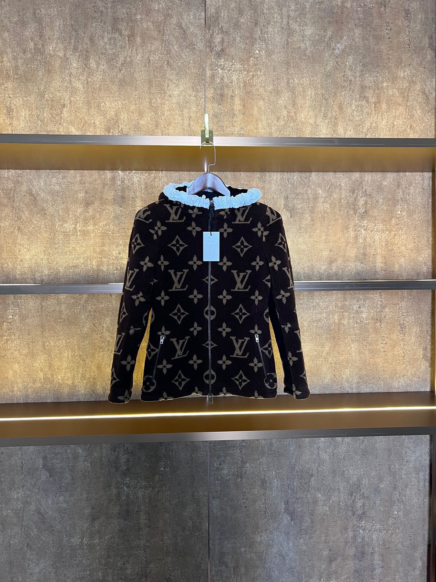 Louis Vuitton Monogram Teddy Hooded Jacket