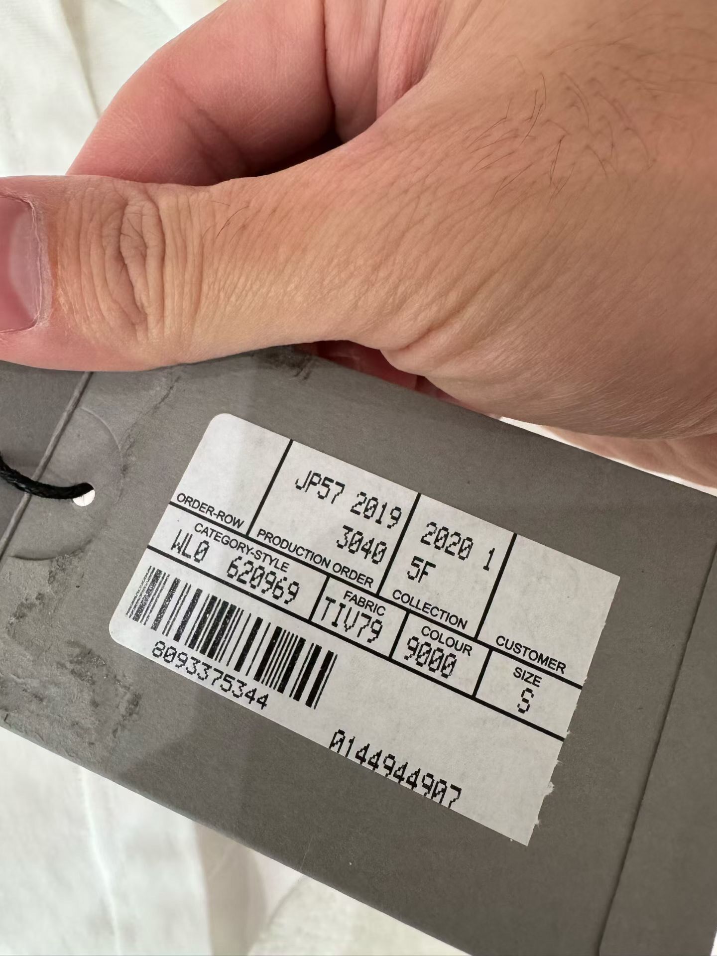 Balenciaga White Mastercard Logo T-Shirt — label