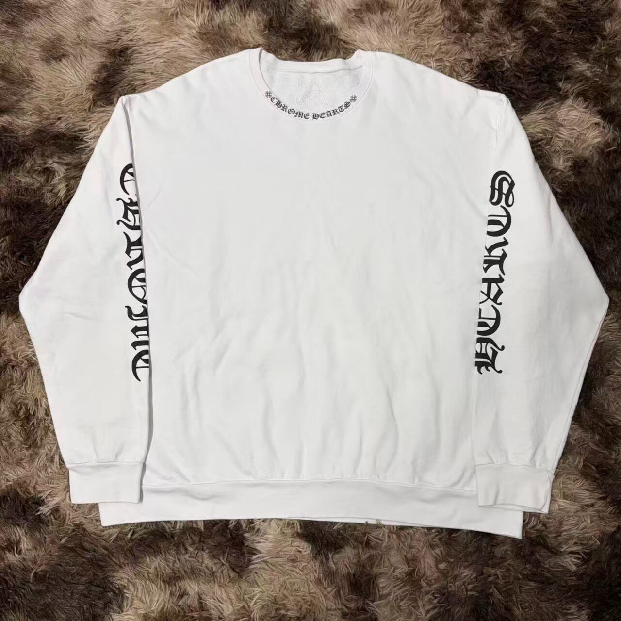 Chrome Hearts White Long Sleeve Sweatshirt