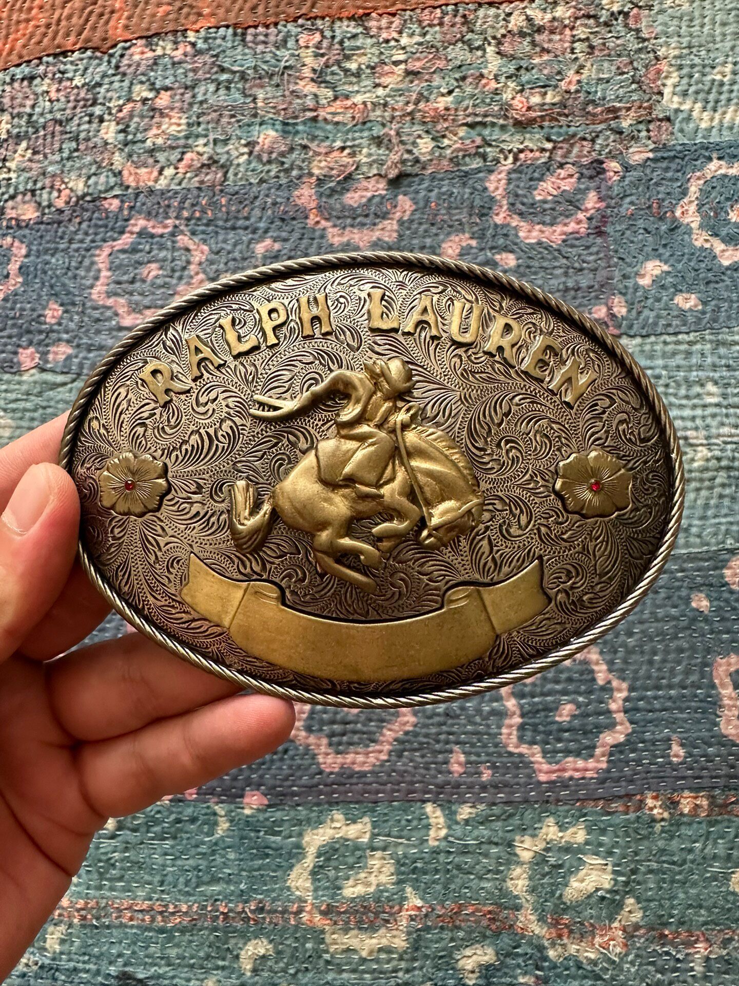 Ralph Lauren Purple Label Western Belt Buckle