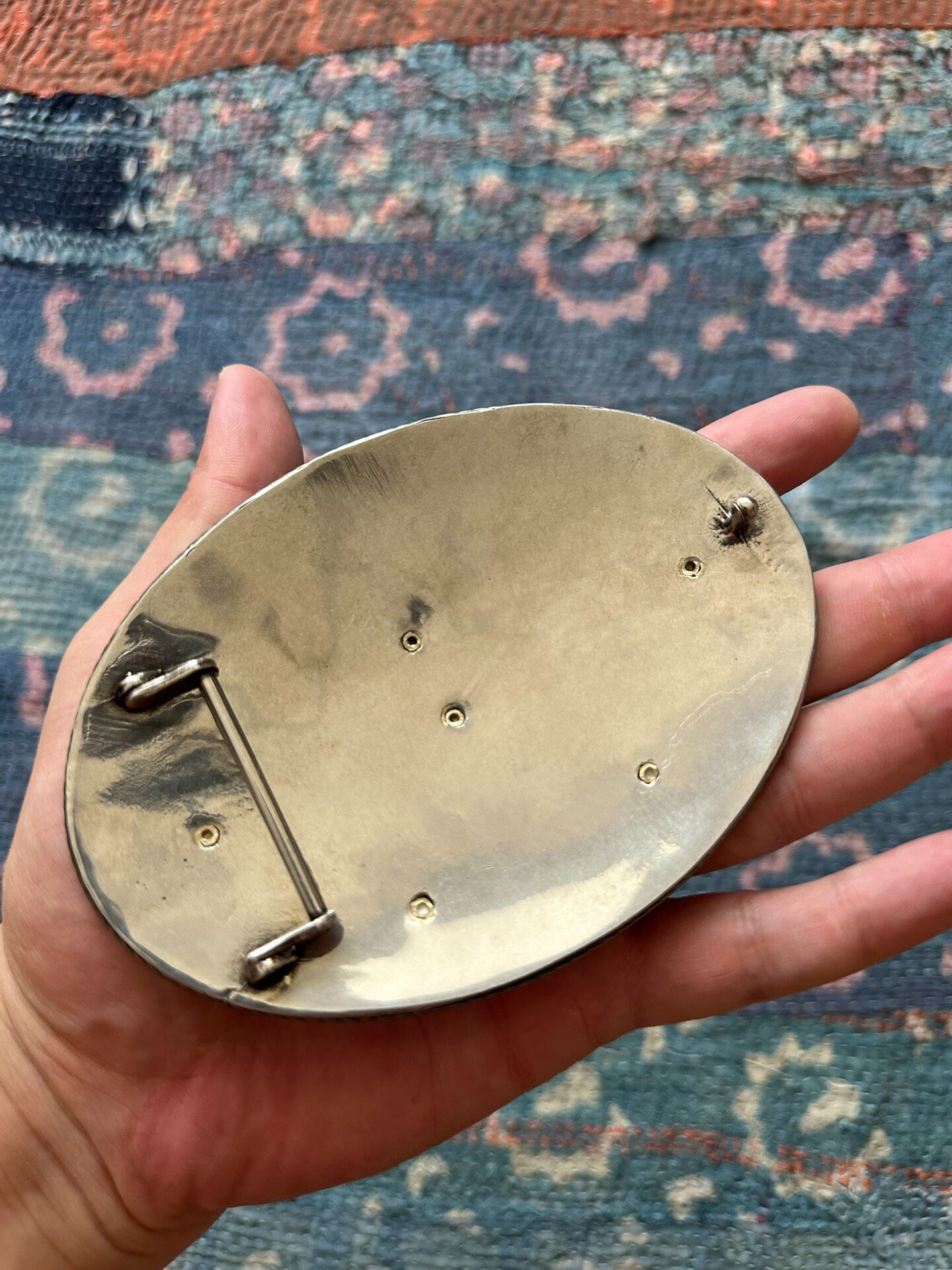 Ralph Lauren Purple Label Western Belt Buckle — front