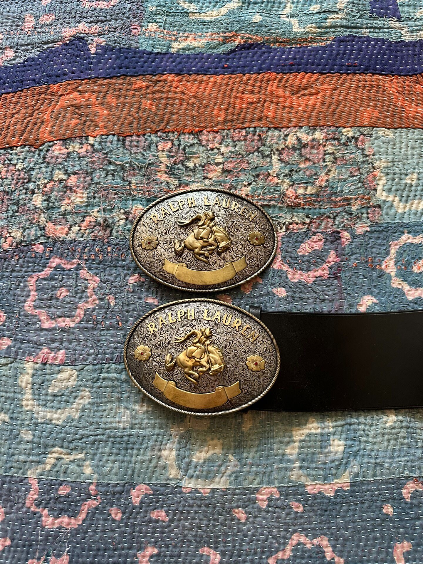 Ralph Lauren Purple Label Western Belt Buckle — back