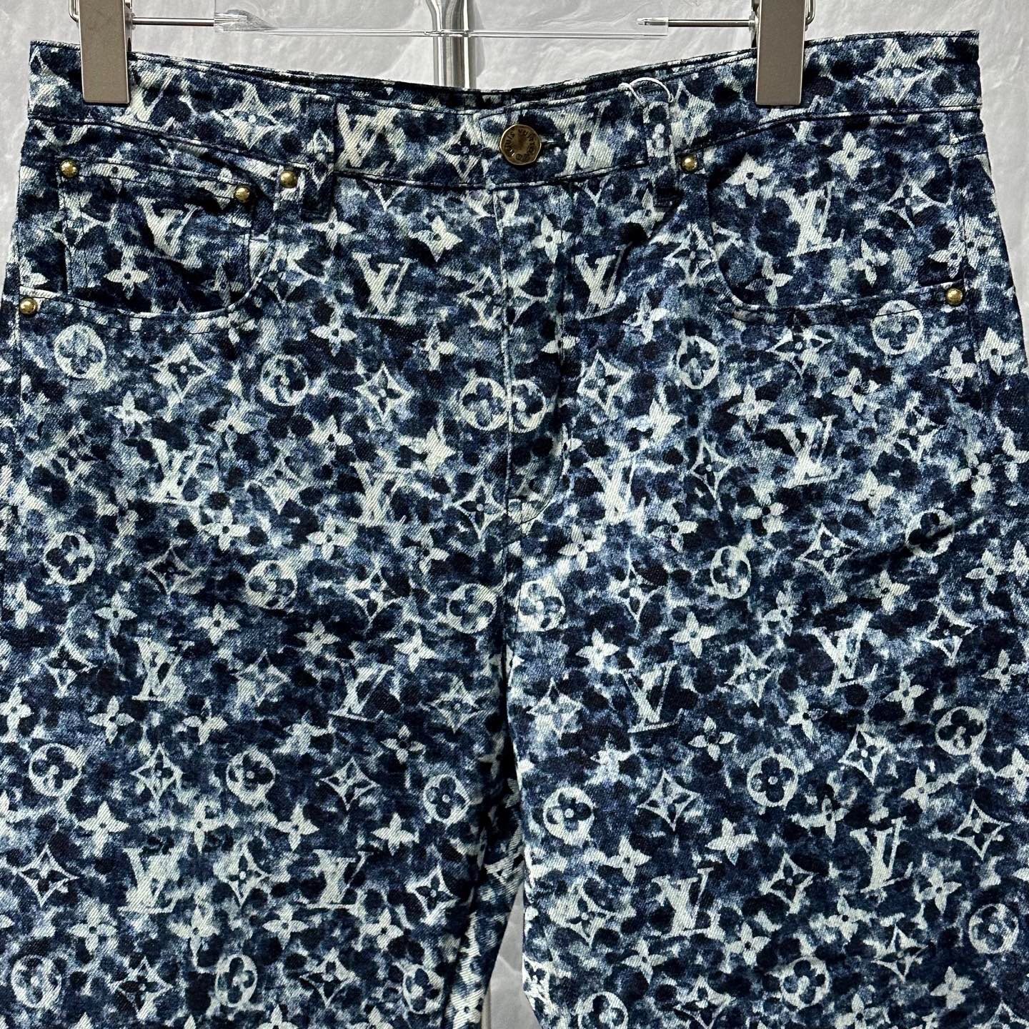 Louis Vuitton Monogram Denim Pants — front