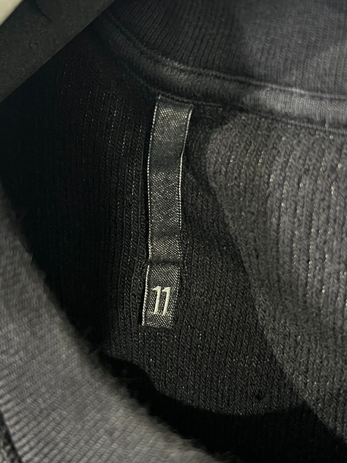 Boris Bidjan Saberi Fleece Sweatshirt — label