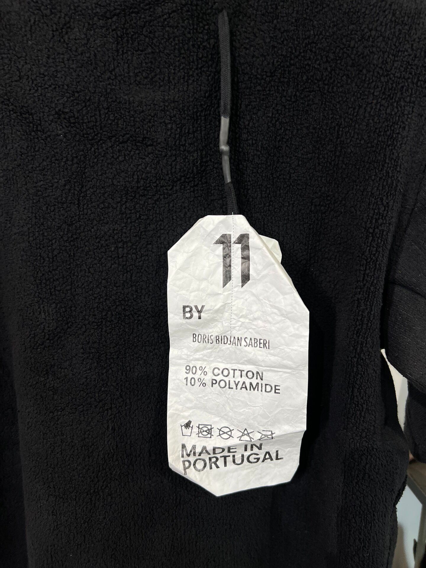 Boris Bidjan Saberi Fleece Sweatshirt — back