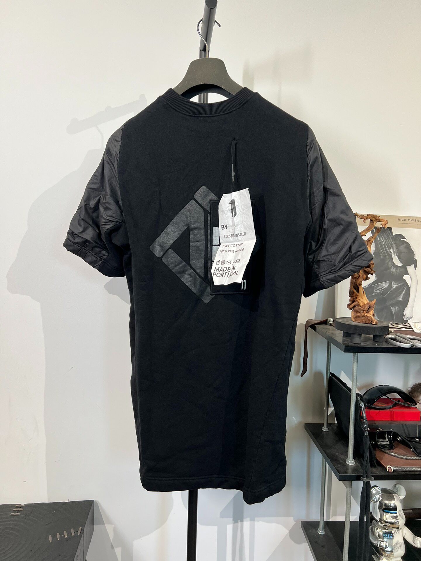 11by Boris Bidjan Saberi Black Sweatshirt — front