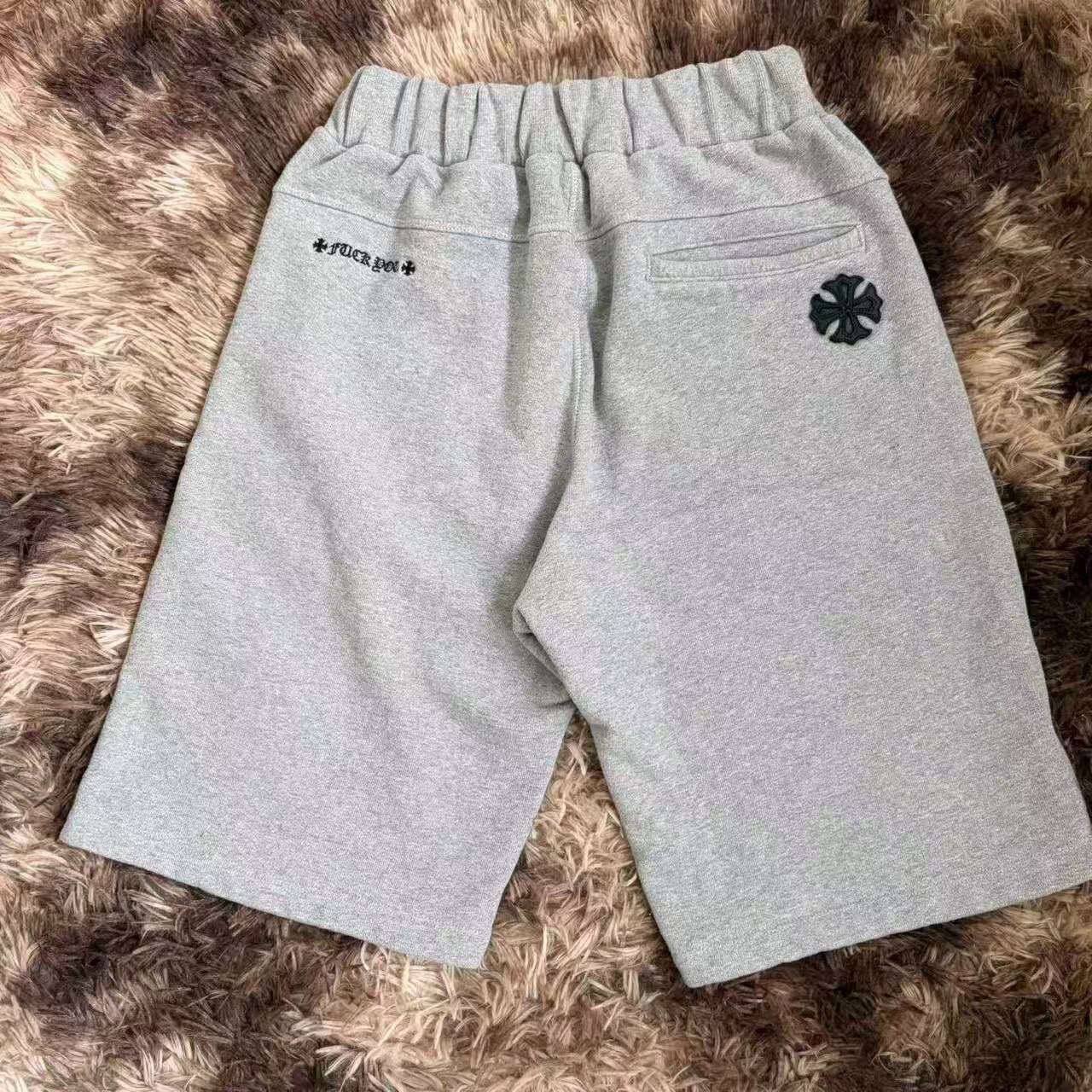 Chrome Hearts Cross Accent Sweat Shorts — front