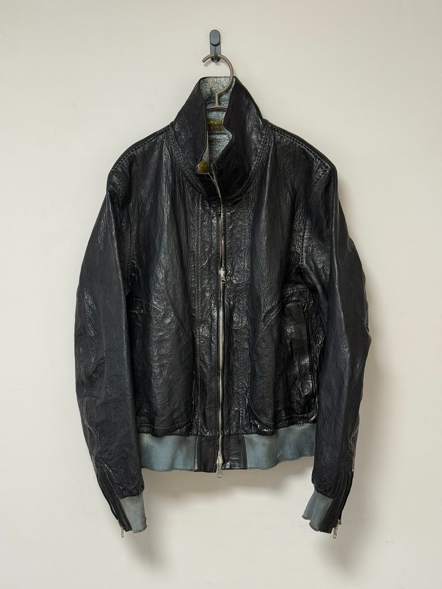 Carol Christian Poell Black Leather Jacket