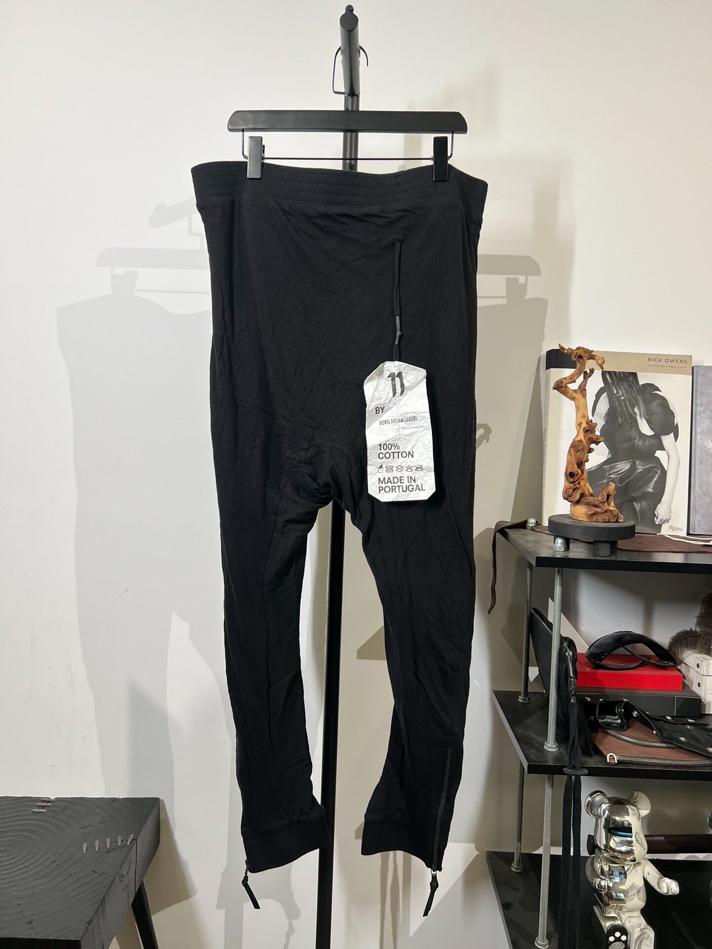 Boris Bidjan Saberi Drop-Crotch Sweatpants — front