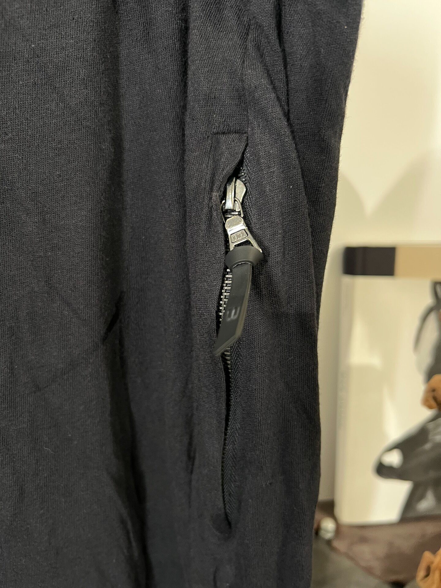 Boris Bidjan Saberi Drop-Crotch Sweatpants — label