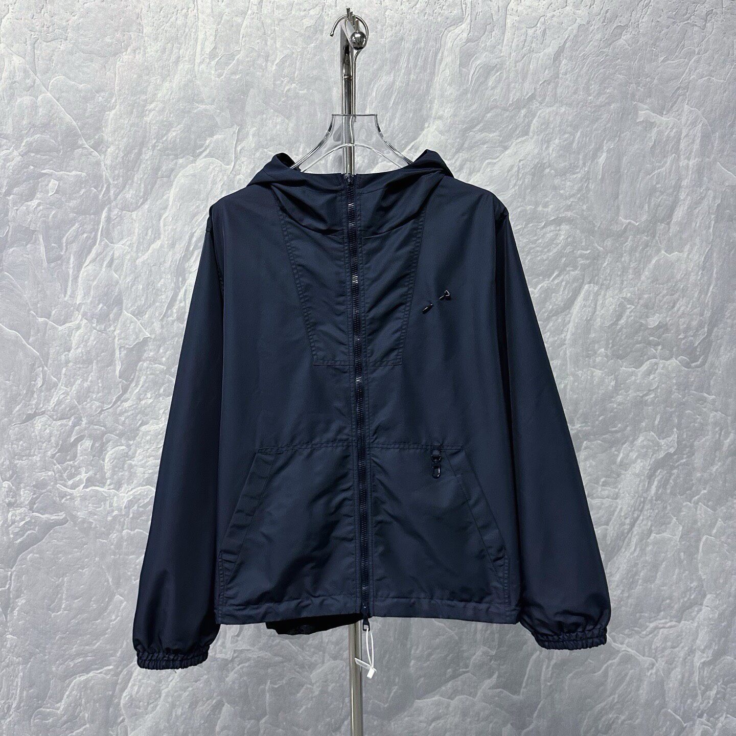 Louis Vuitton Monogram Full-Zip Hooded Jacket — detail