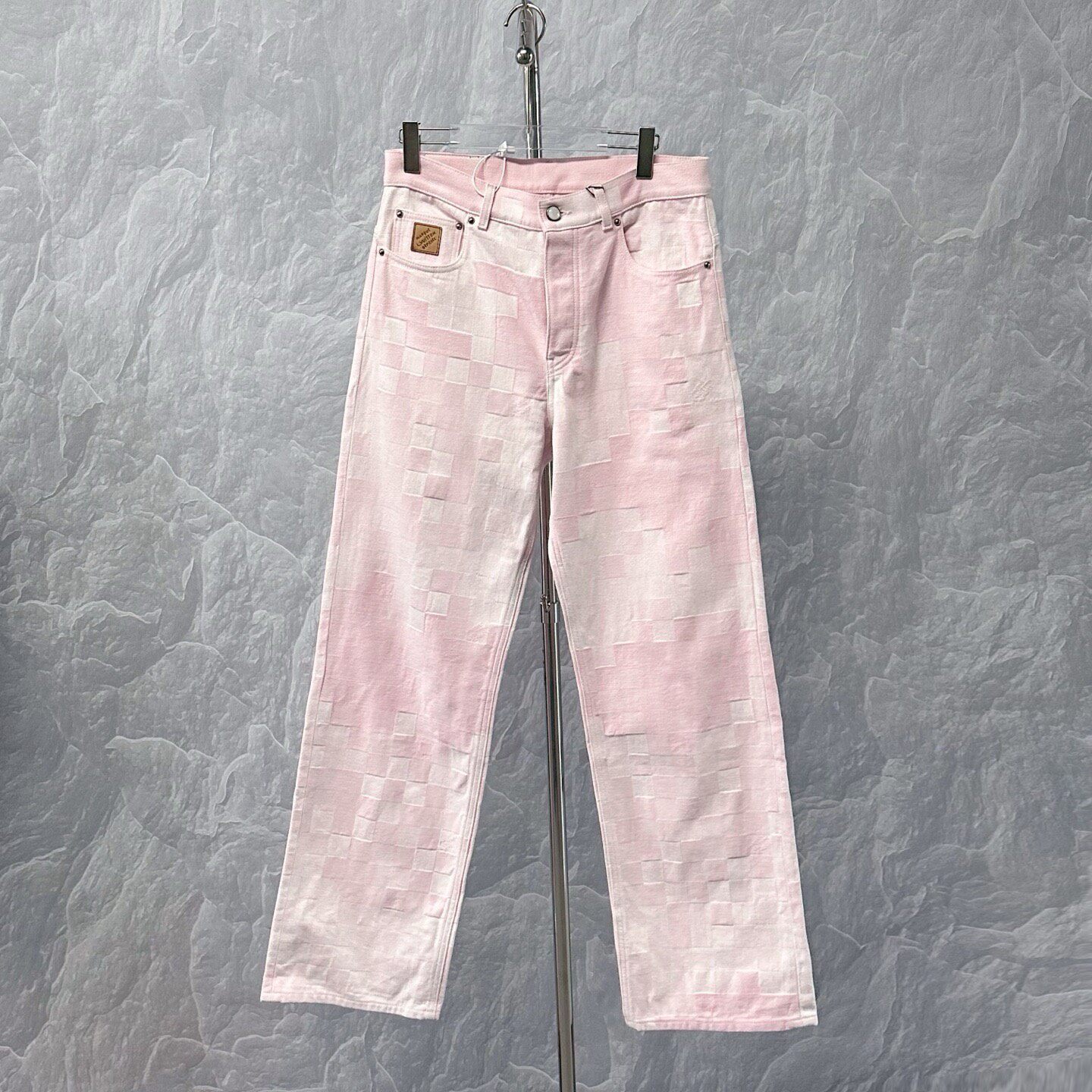 Louis Vuitton FW25 Nigo Check Denim Pants