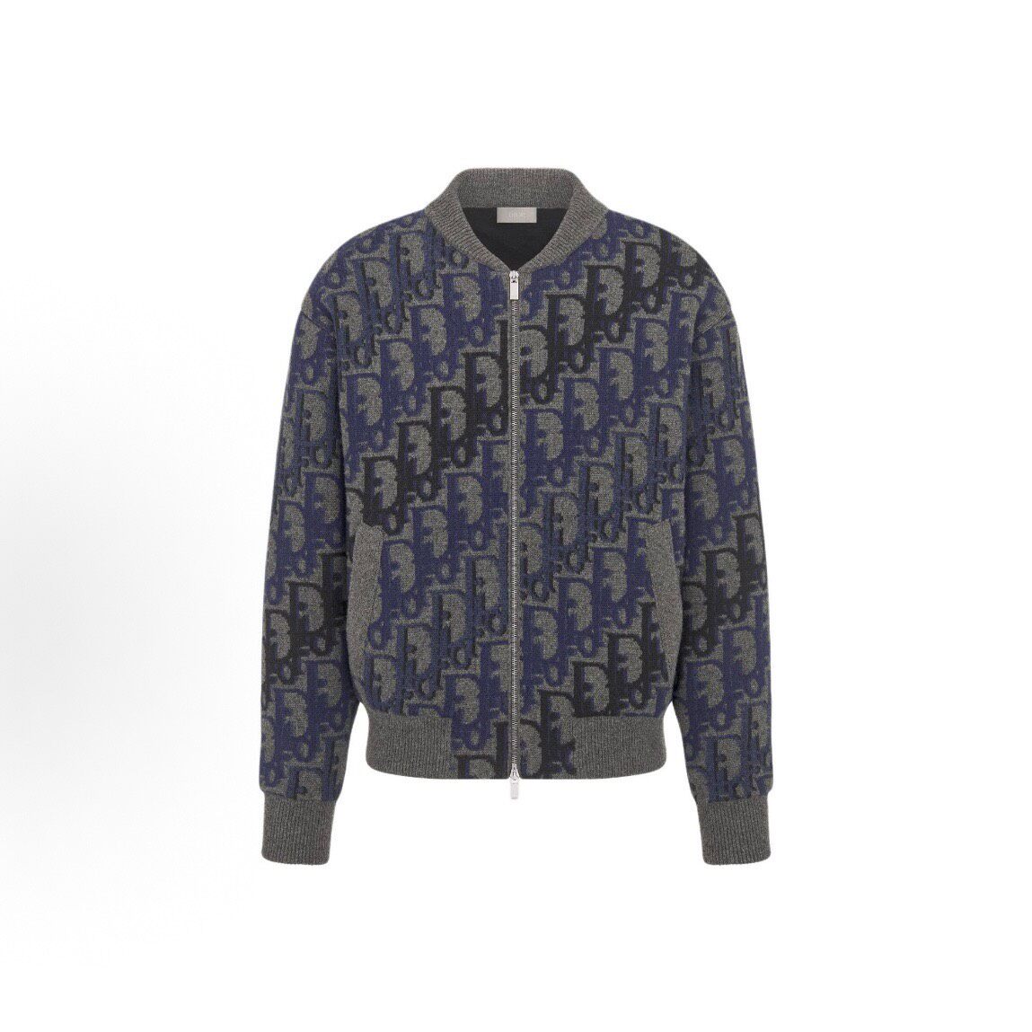 Dior SS26 Oblique Zip-Up Bomber Jacket