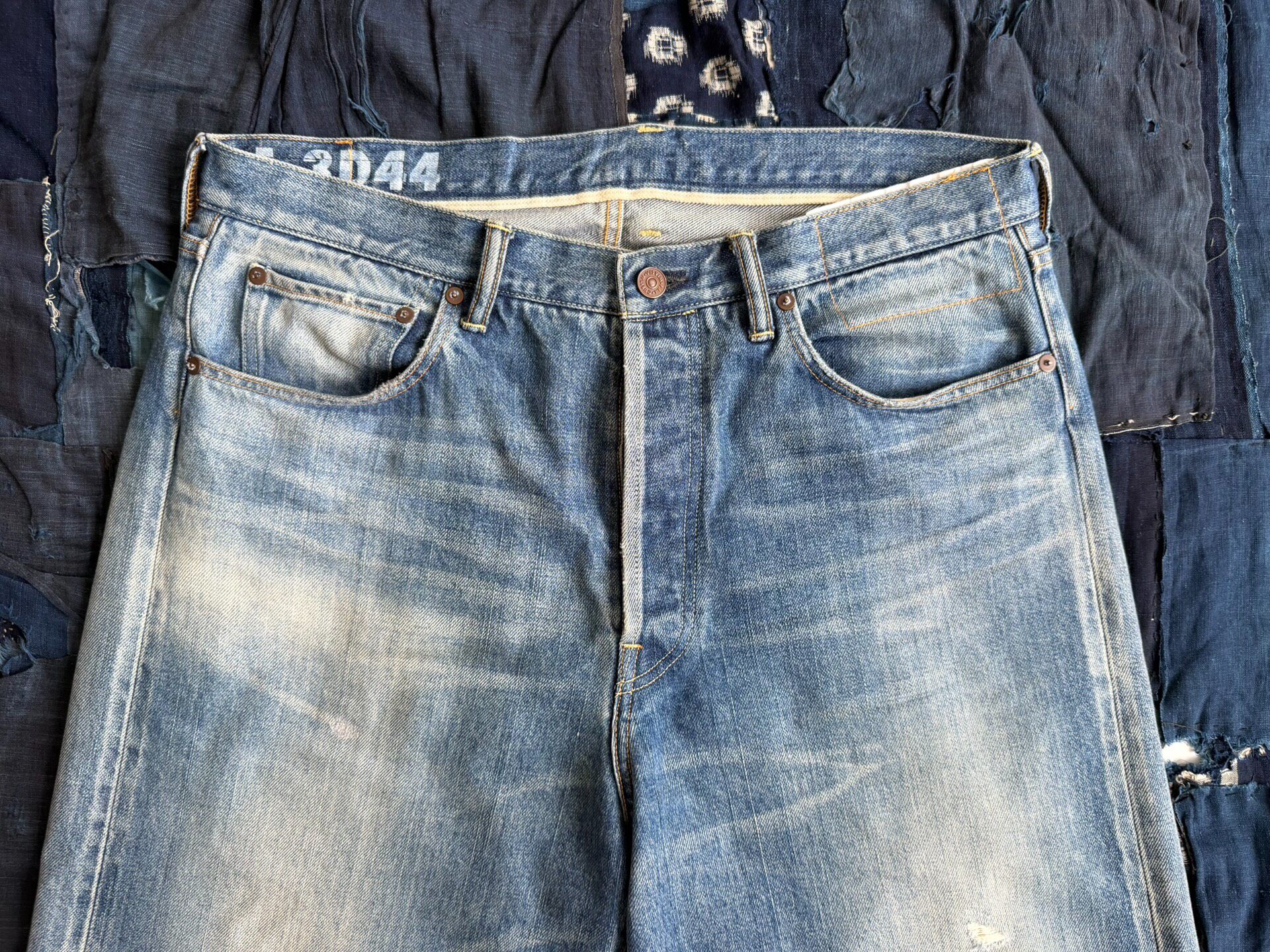 Visvim Social Sculpture 01 Distressed Jeans — back