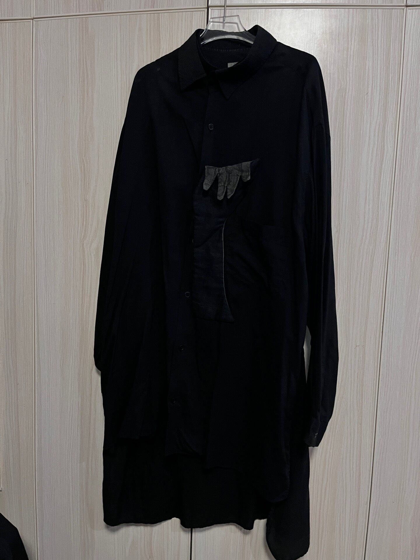 Yohji Yamamoto 22SS Ghost Hand Shirt — front