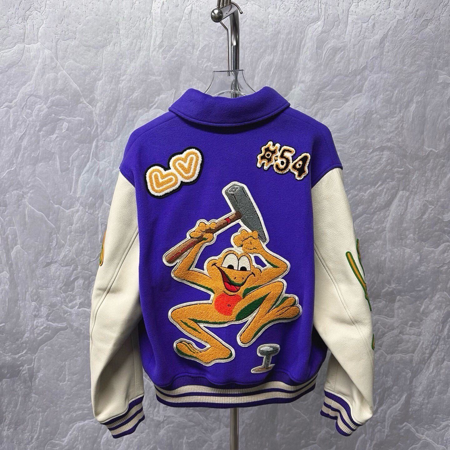 Louis Vuitton Frog Patch Varsity Jacket