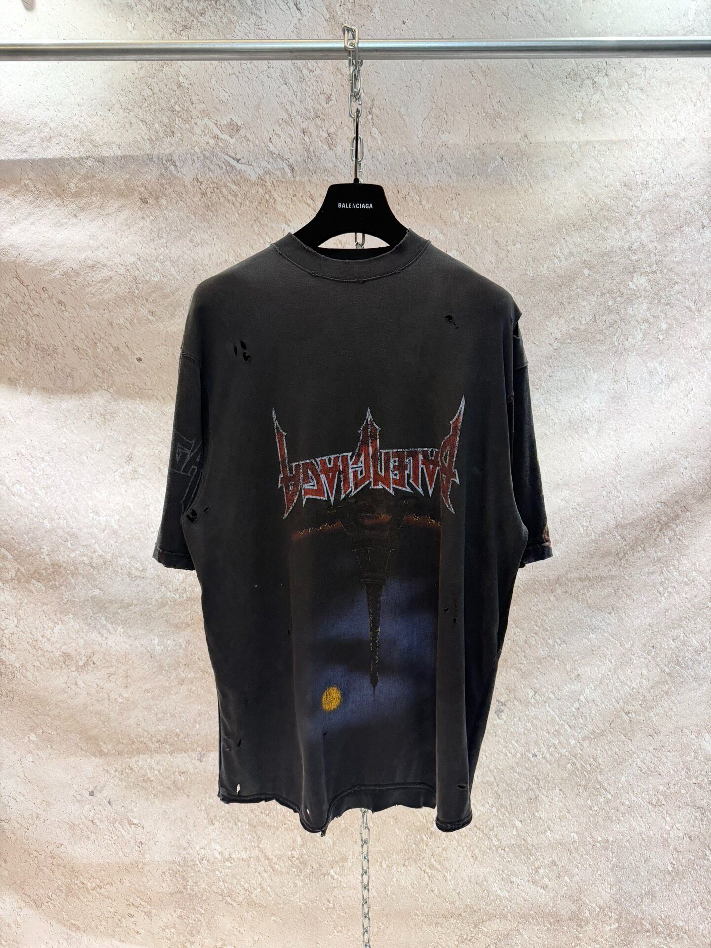 Balenciaga Reversed Eiffel Tower Tee